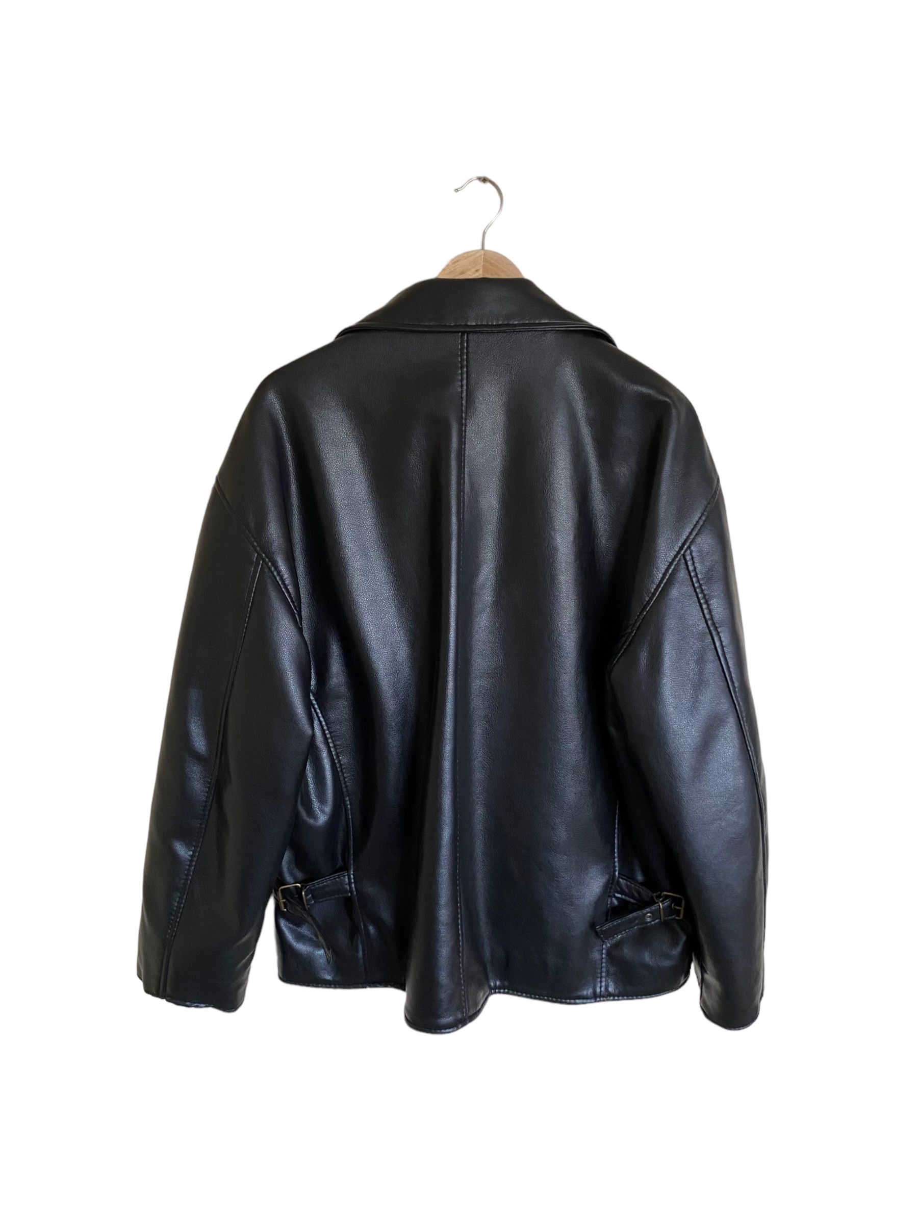 Vintage italy leather vintage jacket Size US L / EU 52-54 / 3 - 2 Thumbnail