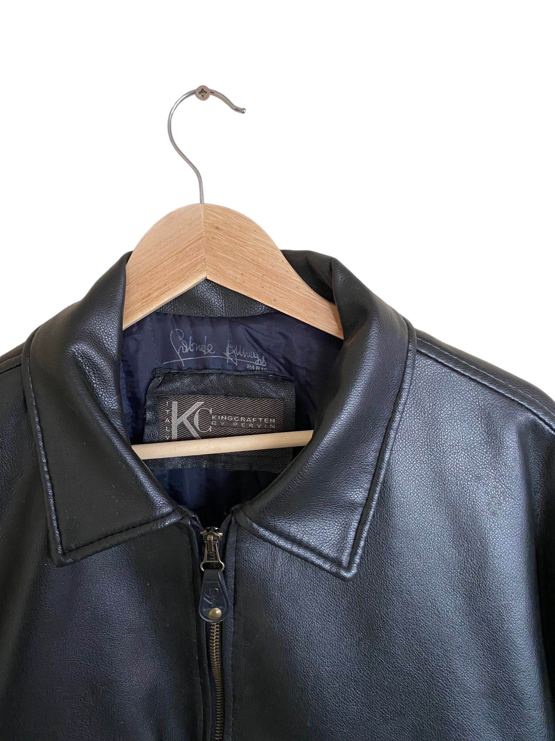 Vintage italy leather vintage jacket Size US L / EU 52-54 / 3 - 4 Thumbnail