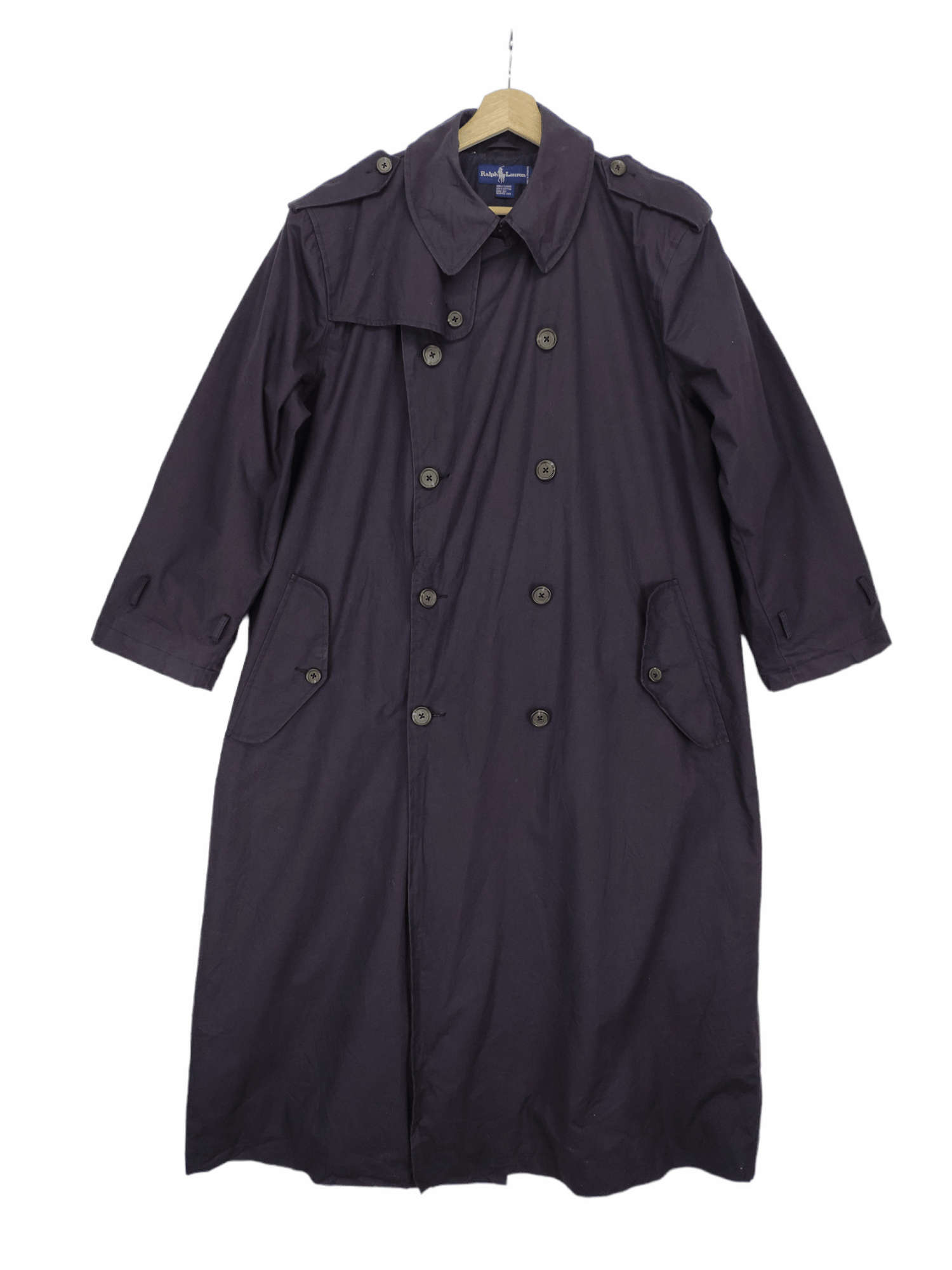 Polo Ralph Lauren × Vintage Vintage Polo Ralph Lauren Trench Coat Jacket Size US S / EU 44-46 / 1 - 1 Thumbnail