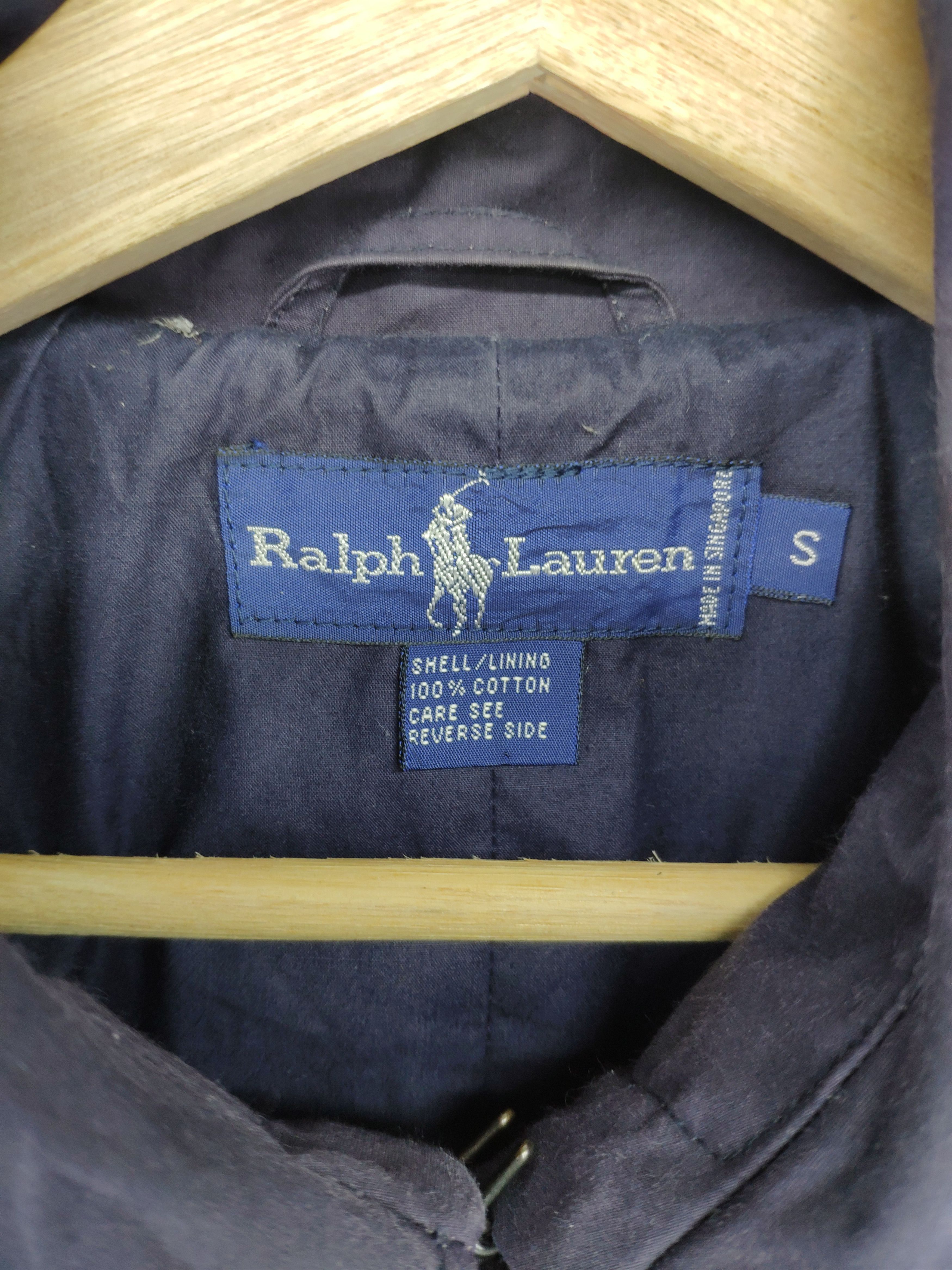 Polo Ralph Lauren × Vintage Vintage Polo Ralph Lauren Trench Coat Jacket Size US S / EU 44-46 / 1 - 11 Thumbnail