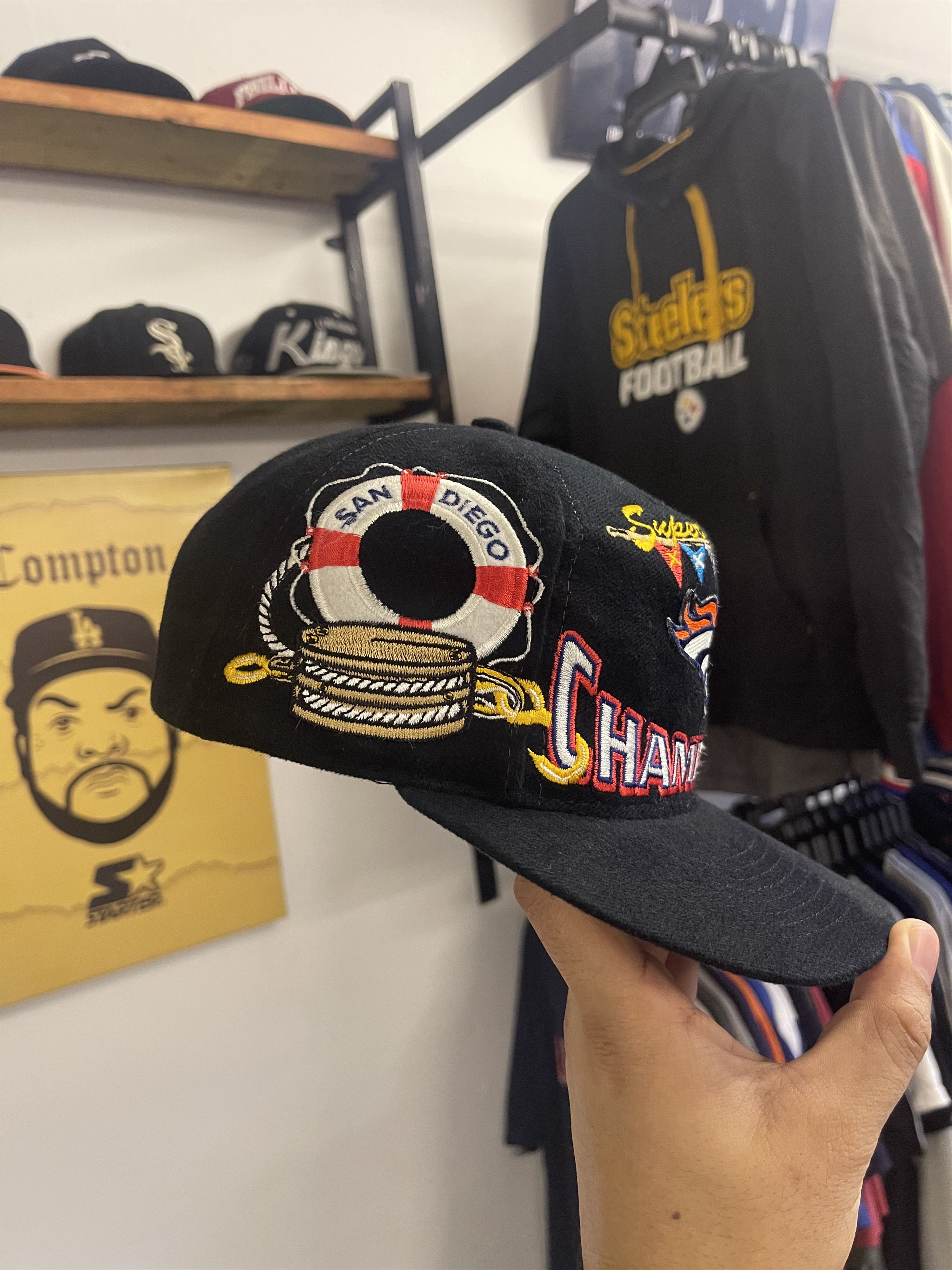 Logo Athletic × NFL × Vintage VINTAGE BRONCOS SUPER BOWL CHAMPIONS HAT Size ONE SIZE - 2 Thumbnail