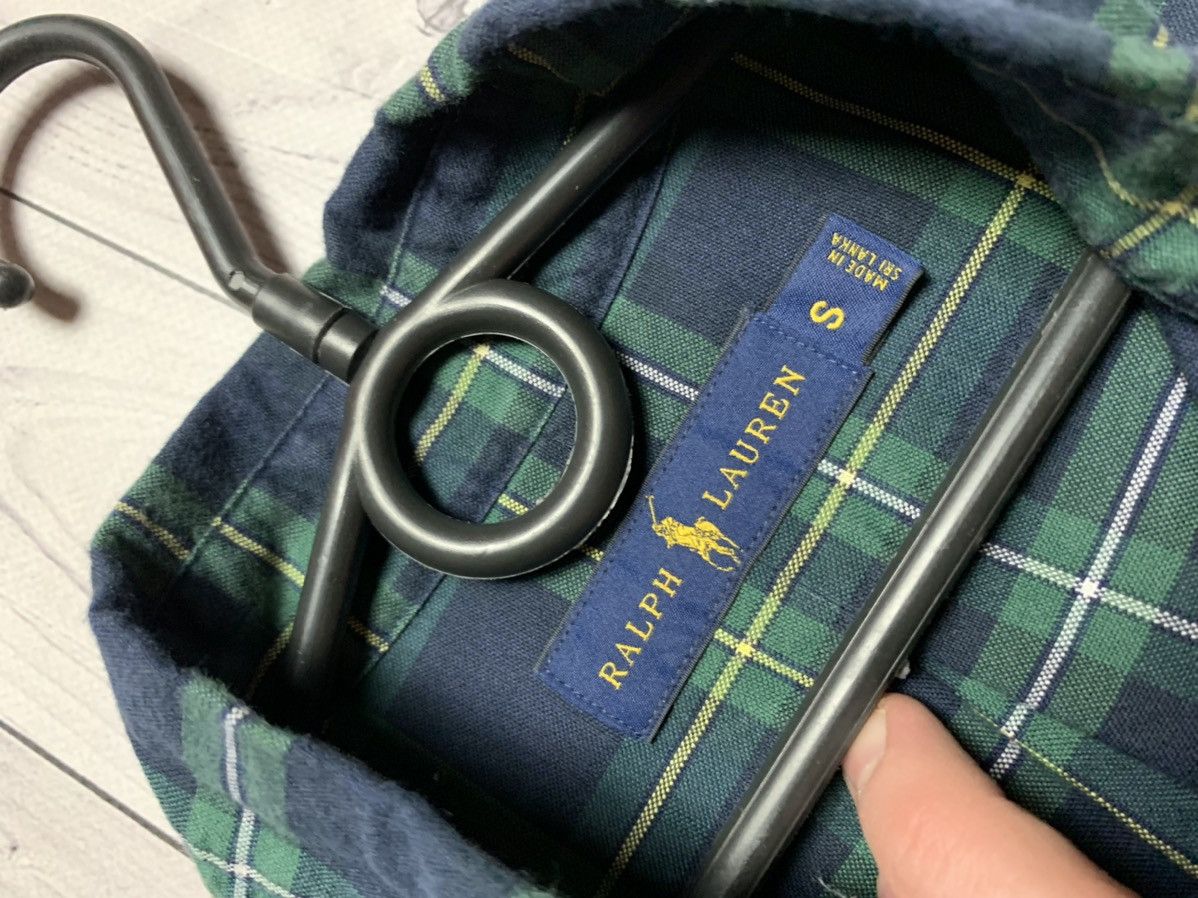 Polo Ralph Lauren × Vintage Vintage polo Ralph Lauren Plaid shirt green size S Size US S / EU 44-46 / 1 - 6 Thumbnail