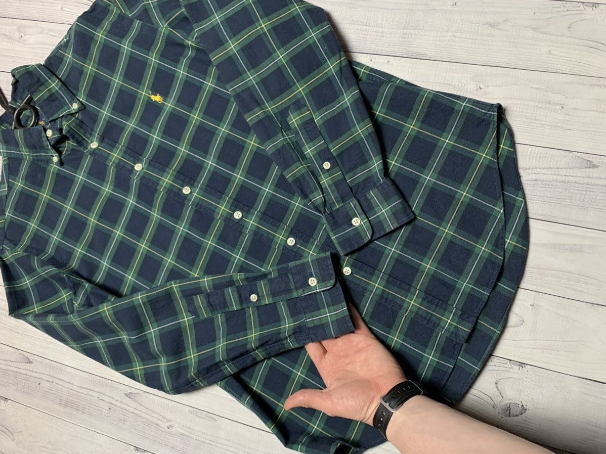 Polo Ralph Lauren × Vintage Vintage polo Ralph Lauren Plaid shirt green size S Size US S / EU 44-46 / 1 - 5 Thumbnail