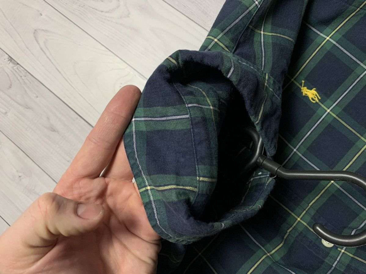 Polo Ralph Lauren × Vintage Vintage polo Ralph Lauren Plaid shirt green size S Size US S / EU 44-46 / 1 - 7 Thumbnail