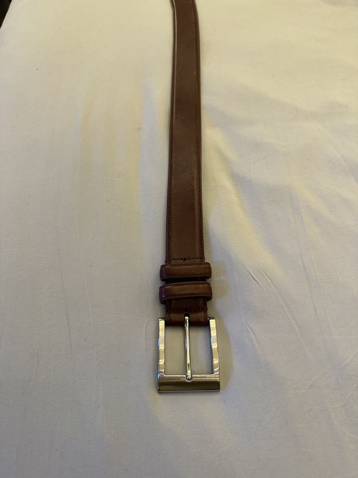 Allen Edmonds Allen Edmonds Wide Basic Dress Belt in Chili Leather