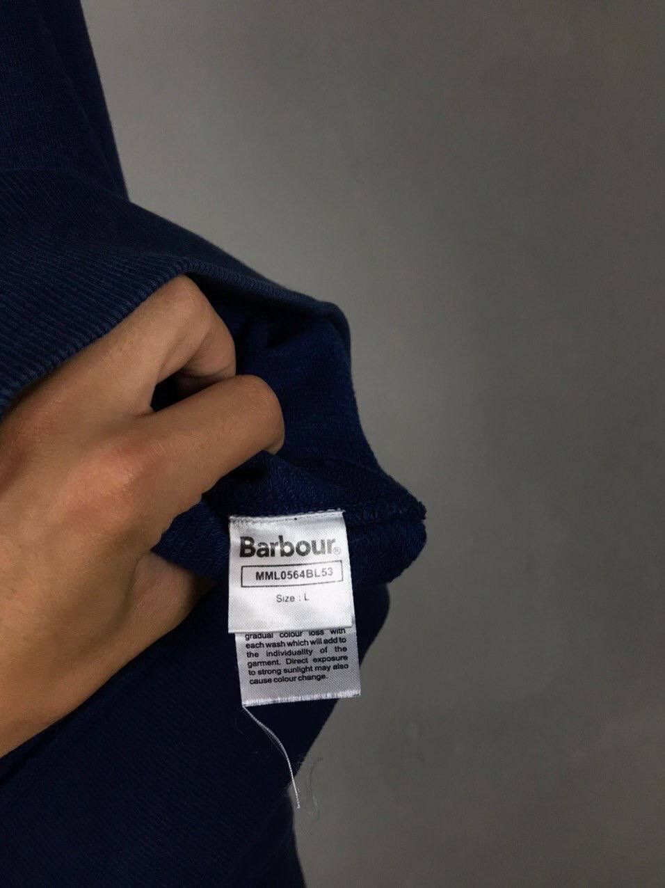 Barbour × Vintage Barbour sweatshirt Size US L / EU 52-54 / 3 - 5 Thumbnail