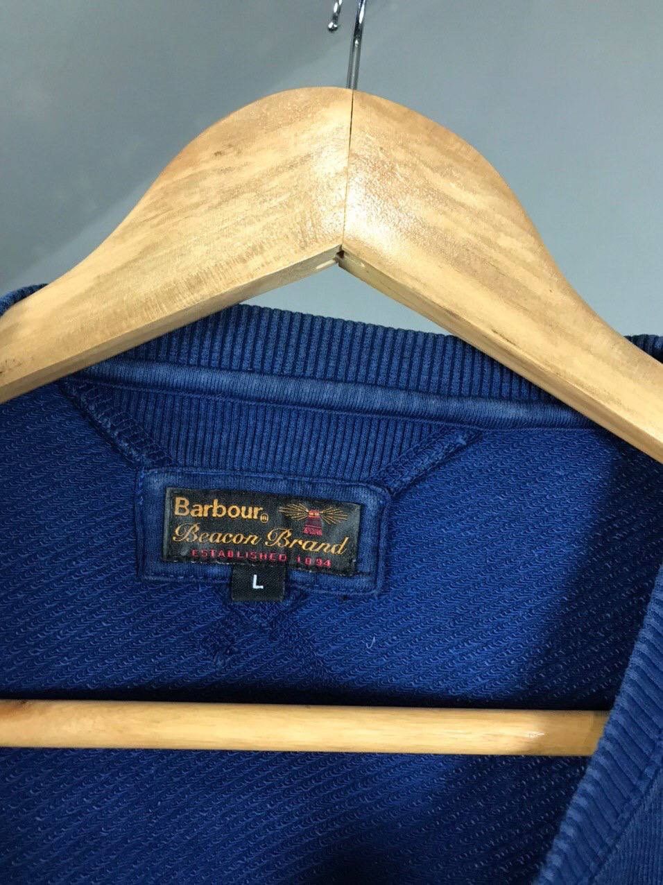 Barbour × Vintage Barbour sweatshirt Size US L / EU 52-54 / 3 - 4 Thumbnail