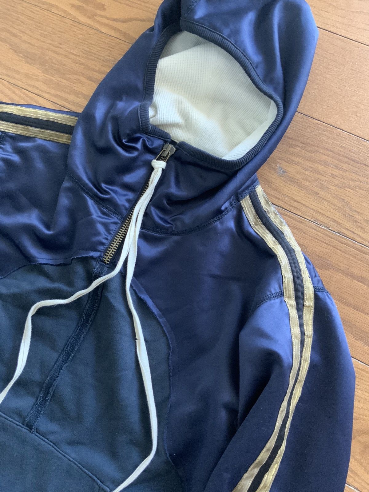 Greg Lauren Greg Lauren Silk Hoodie M Size US M / EU 48-50 / 2 - 3 Thumbnail