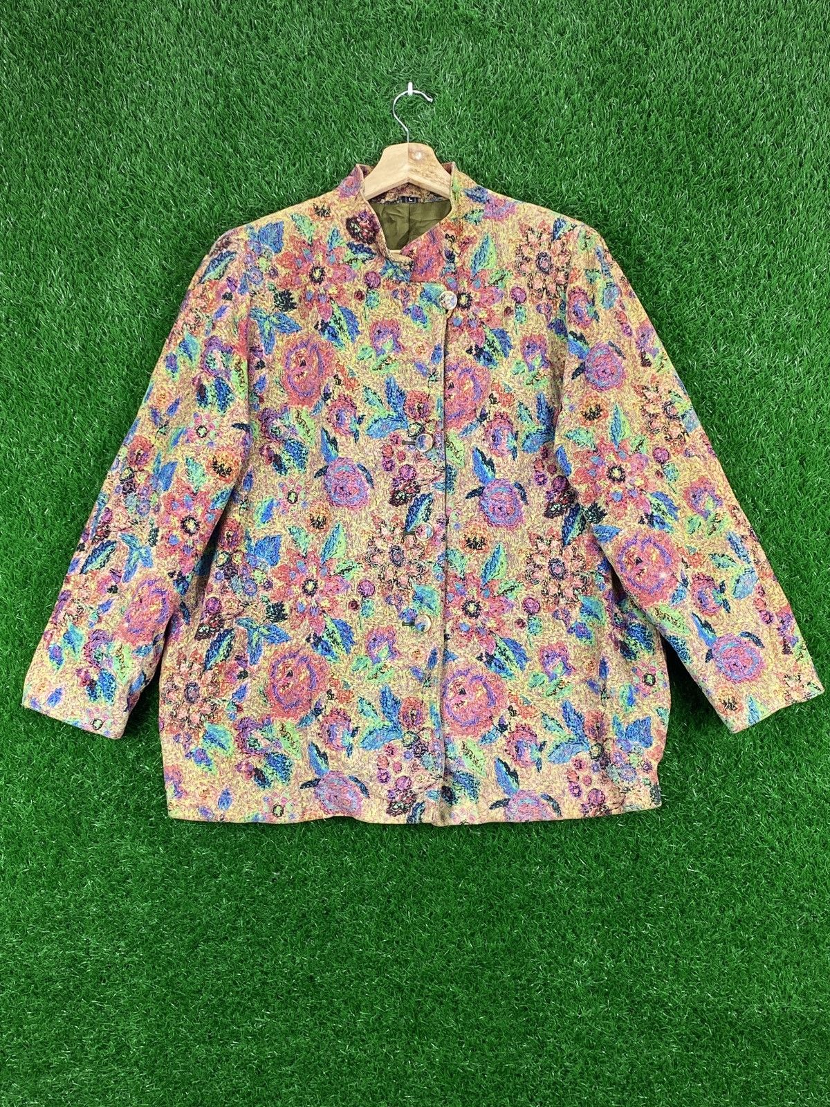 Vintage Floral Multicolor Jacket