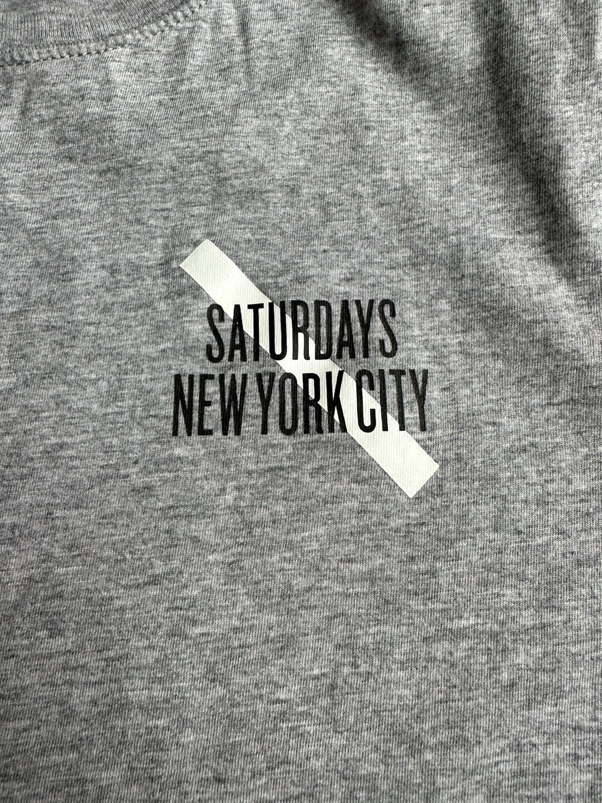 Saturdays NYC Saturdays New York City Gray T Shirt Medium Size US M / EU 48-50 / 2 - 2 Thumbnail