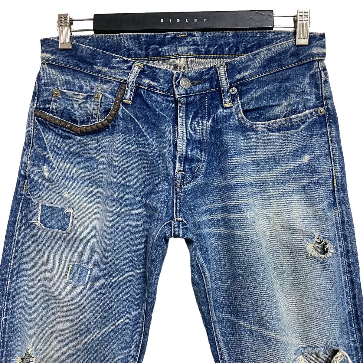 Hysteric Glamour Hysteric Glamour Patchwork Denim Selvedge Jeans Size US 30 / EU 46 - 4 Thumbnail