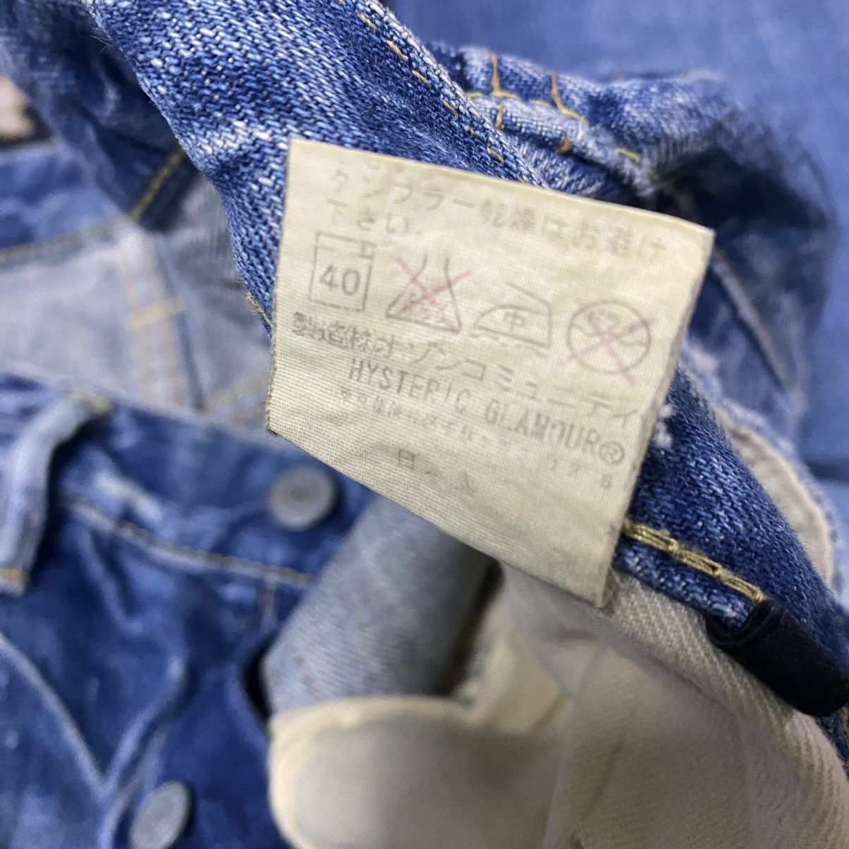 Hysteric Glamour Hysteric Glamour Patchwork Denim Selvedge Jeans Size US 30 / EU 46 - 19 Thumbnail