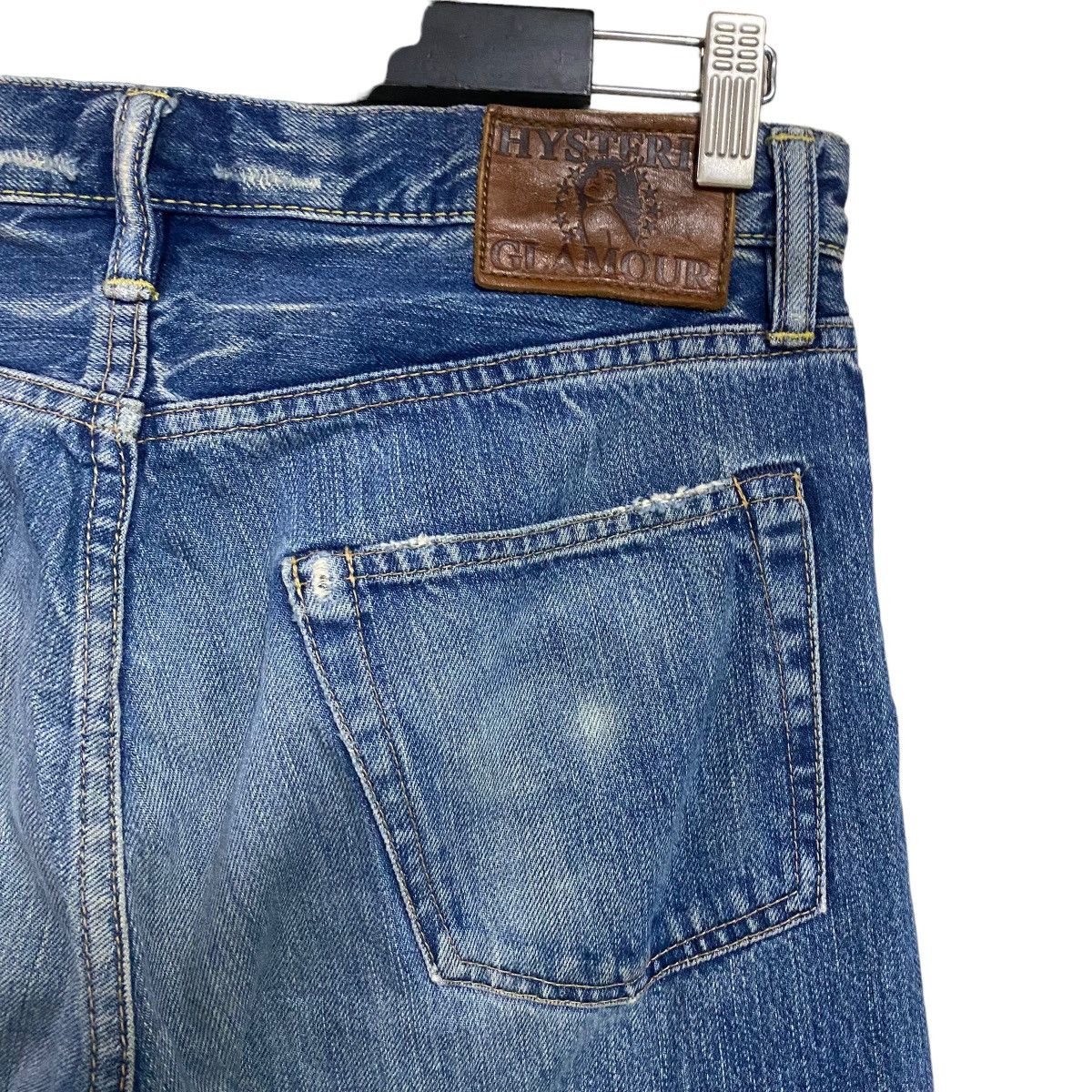 Hysteric Glamour Hysteric Glamour Patchwork Denim Selvedge Jeans Size US 30 / EU 46 - 12 Thumbnail