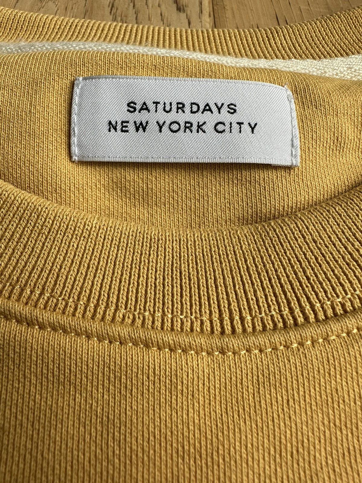 Saturdays NYC Saturdays New York City Crewneck Yellow Gold Medium Size US M / EU 48-50 / 2 - 3 Thumbnail
