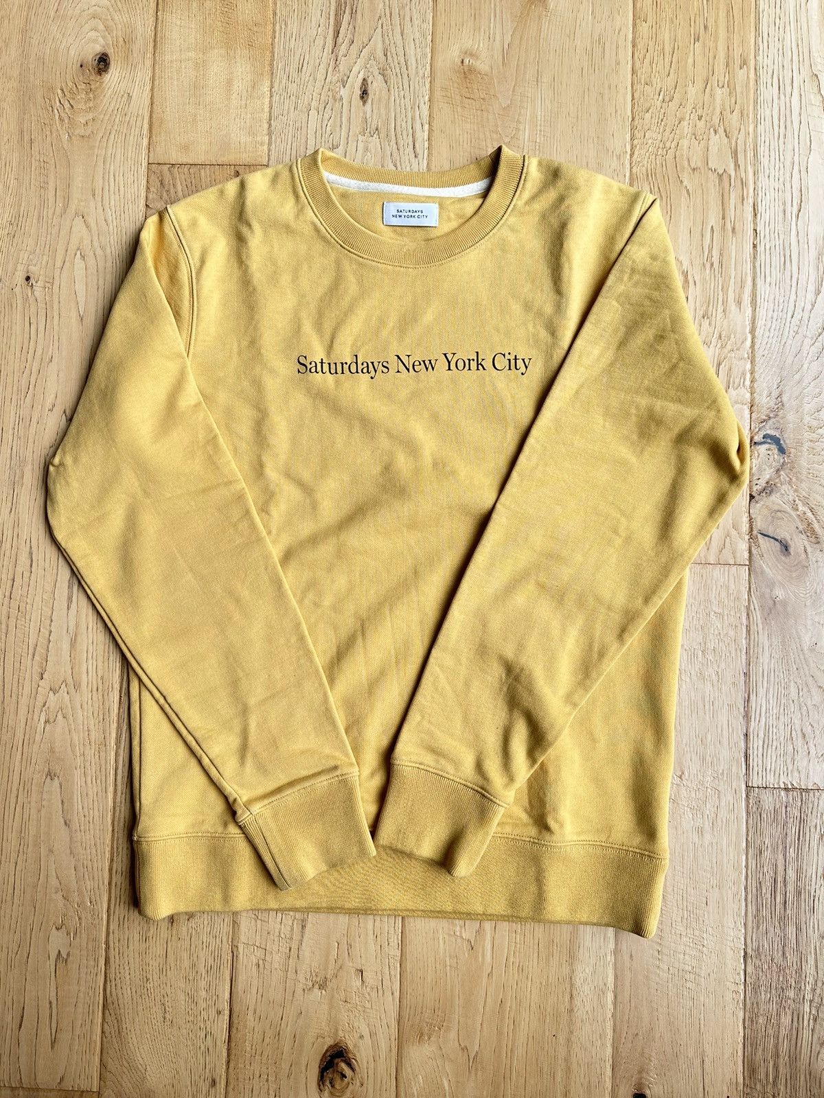 Saturdays NYC Saturdays New York City Crewneck Yellow Gold Medium Size US M / EU 48-50 / 2 - 1 Thumbnail