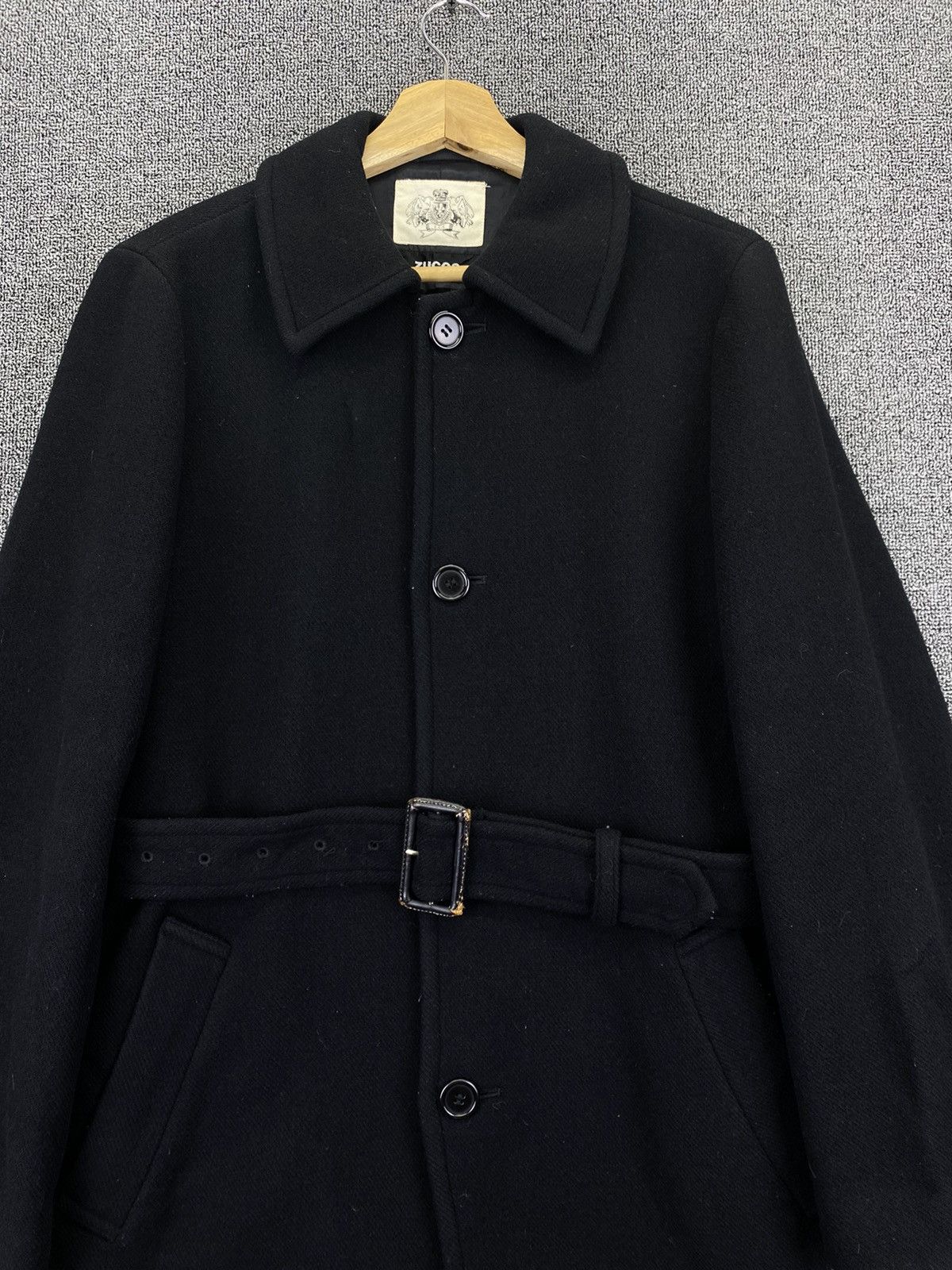 CABANE de ZUCCa Vintage Zucca by Issey Miyake Wool Trench Coats Long Jacket Size M / US 6-8 / IT 42-44 - 3 Thumbnail