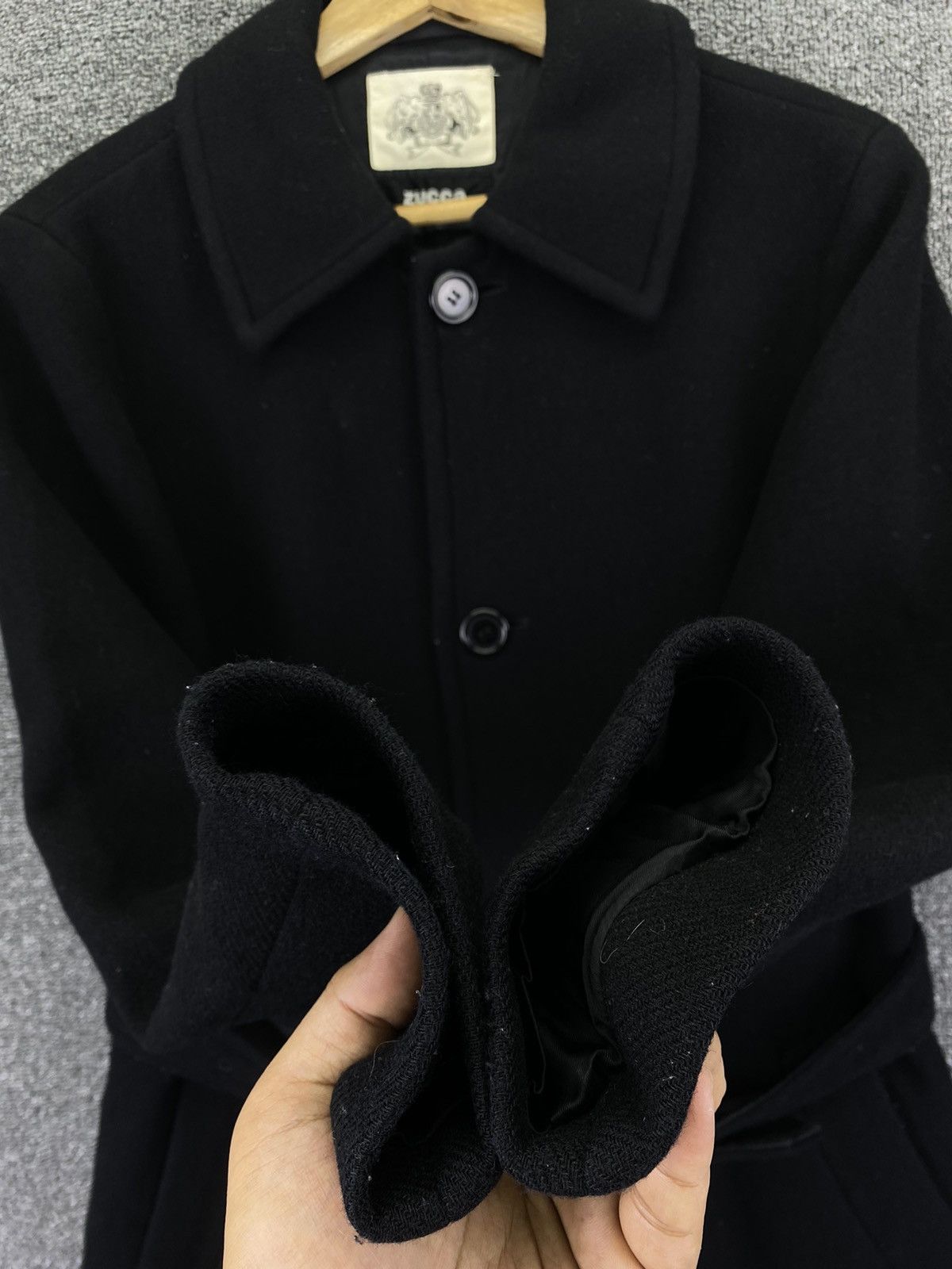 CABANE de ZUCCa Vintage Zucca by Issey Miyake Wool Trench Coats Long Jacket Size M / US 6-8 / IT 42-44 - 7 Thumbnail