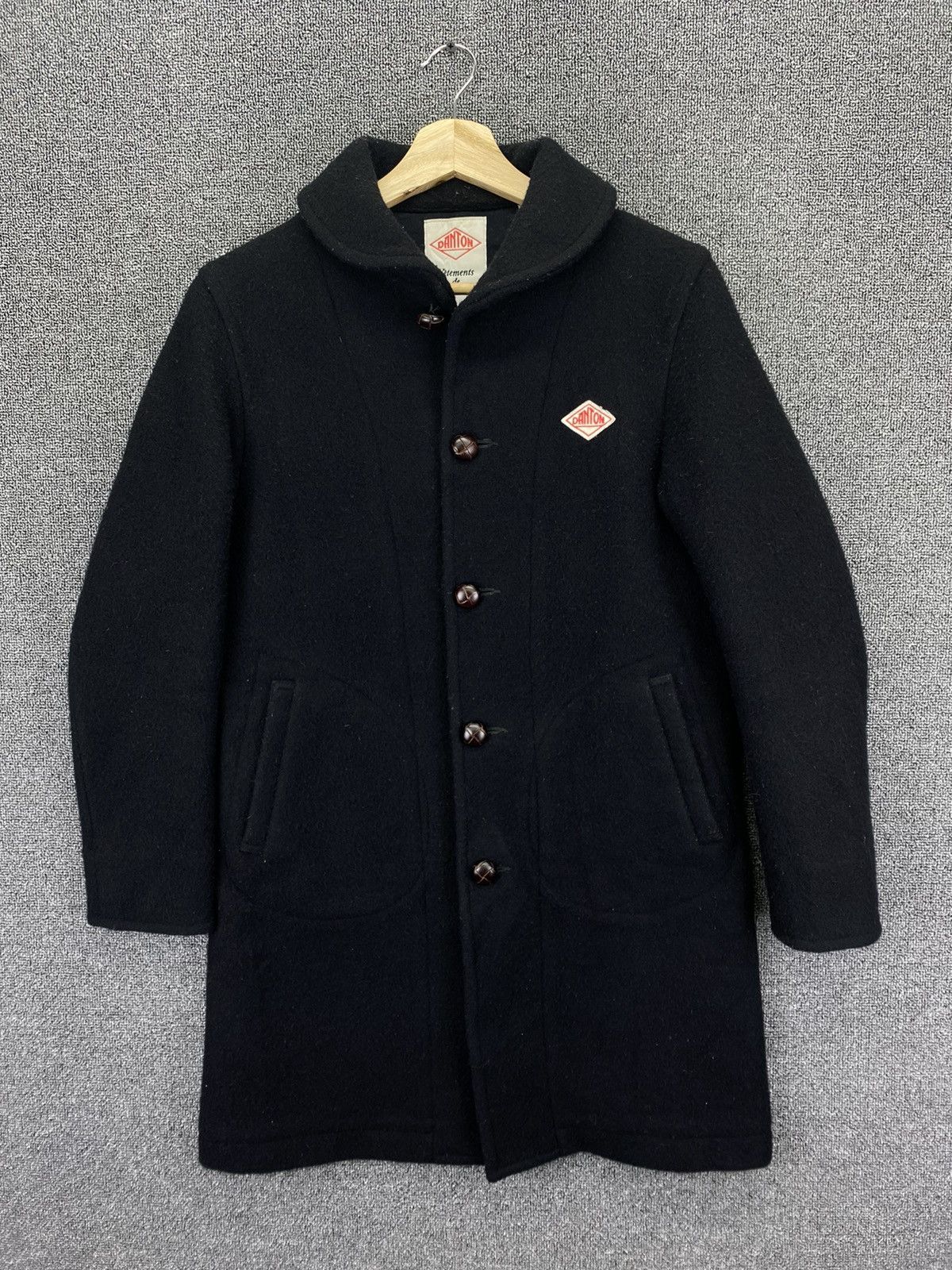 Danton Vintage Danton Vetements De Travail Wool Chore Jacket Size XS / US 0-2 / IT 36-38 - 1 Thumbnail