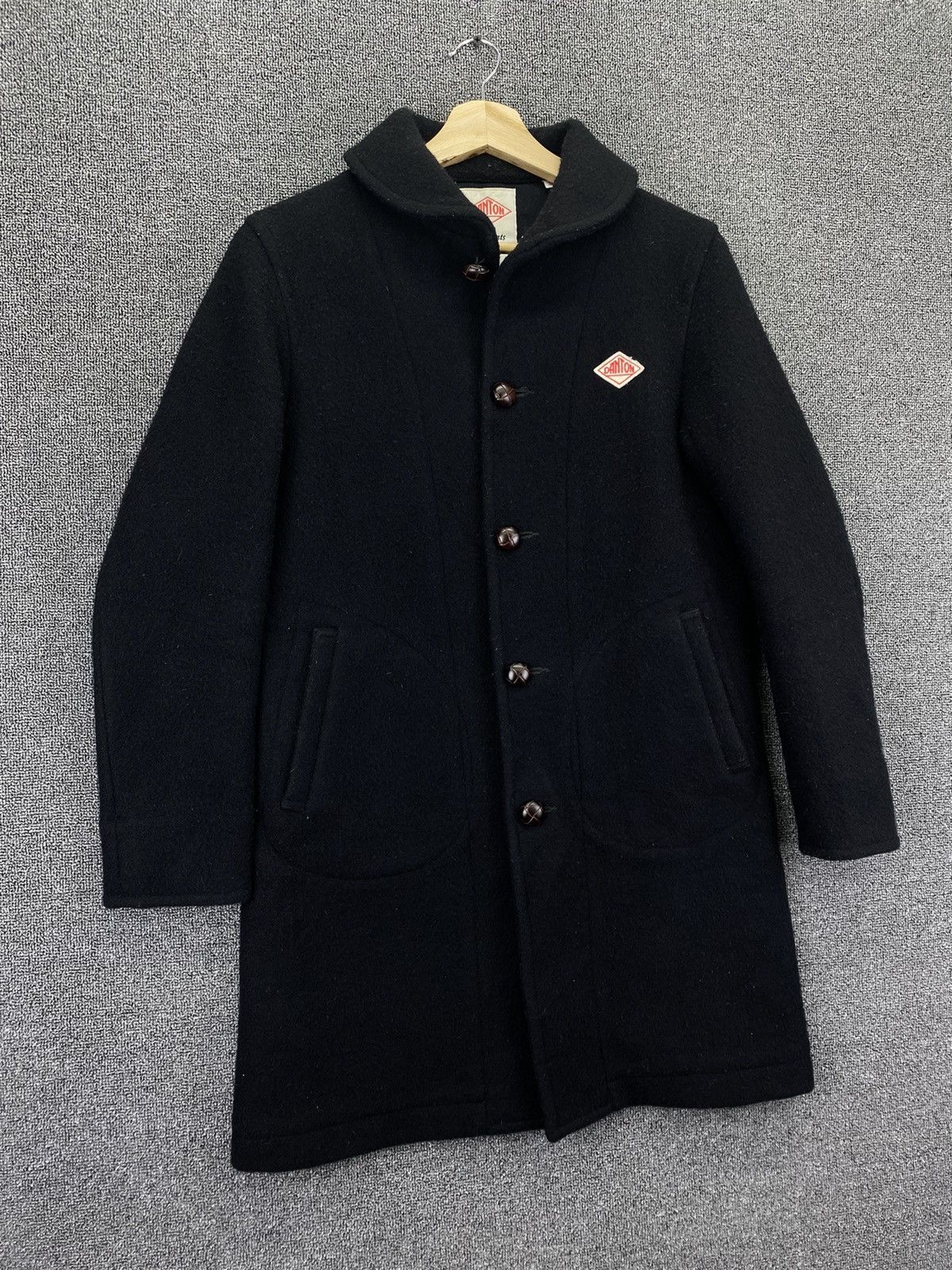 Danton Vintage Danton Vetements De Travail Wool Chore Jacket Size XS / US 0-2 / IT 36-38 - 2 Thumbnail