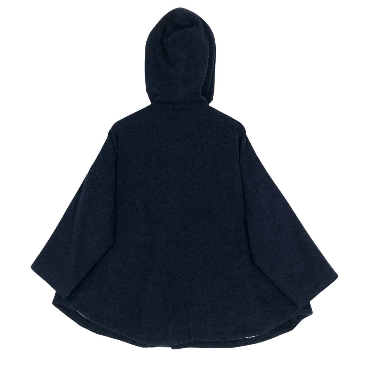Issey Miyake Ne-Net Wool Oversized Duffle Coat Hoodie Size US L / EU 52-54 / 3 - 20 Thumbnail
