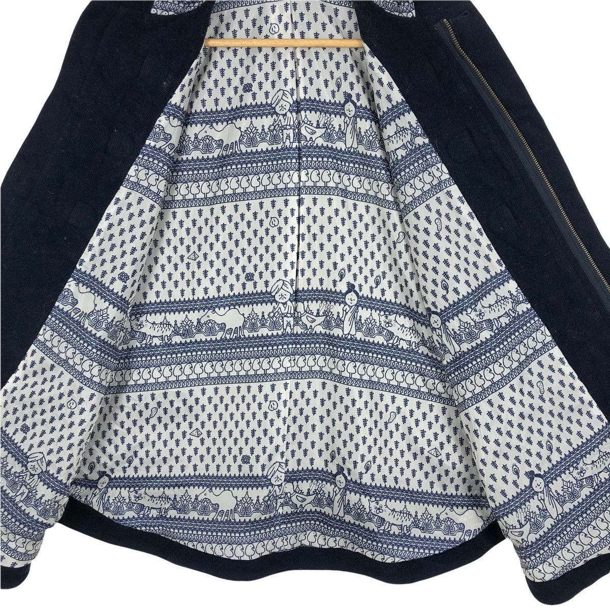 Issey Miyake Ne-Net Wool Oversized Duffle Coat Hoodie Size US L / EU 52-54 / 3 - 13 Thumbnail