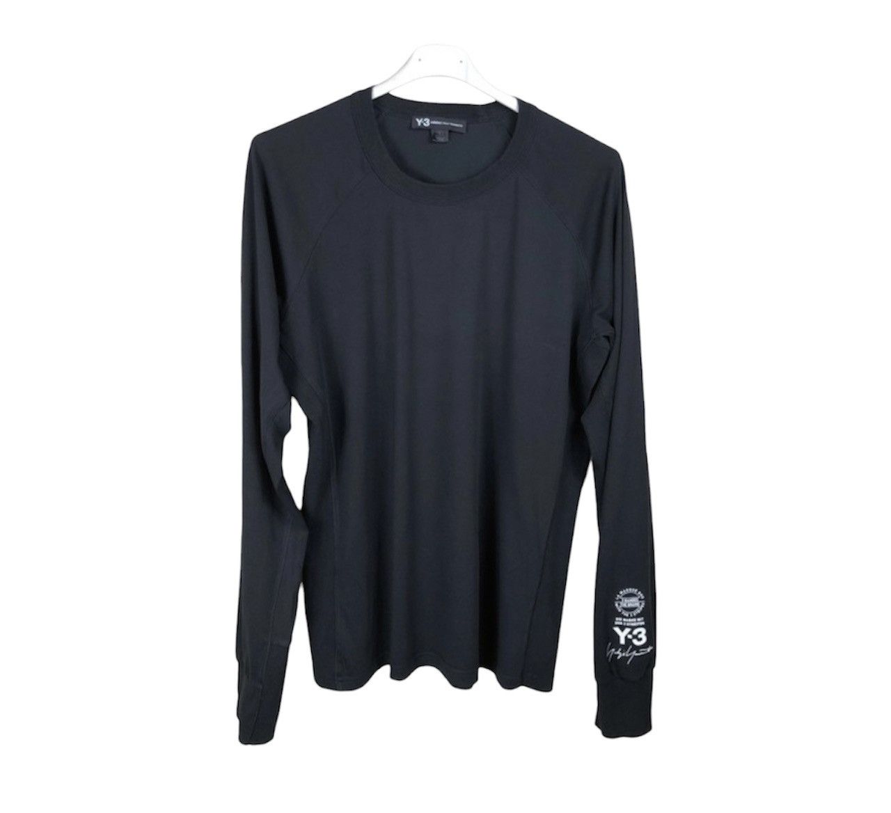 Adidas x Yohji Yamamoto y3 long sleeve logo tee