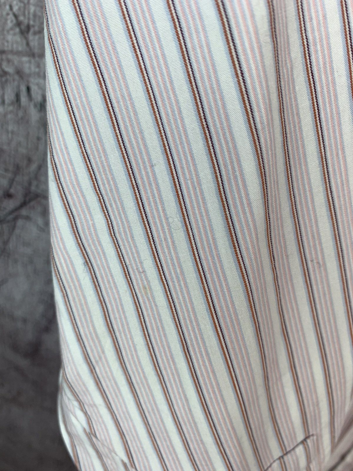 Yves Saint Laurent Yves Saint Laurent Mens Long Sleeve Striped Shirt Size US S / EU 44-46 / 1 - 6 Thumbnail