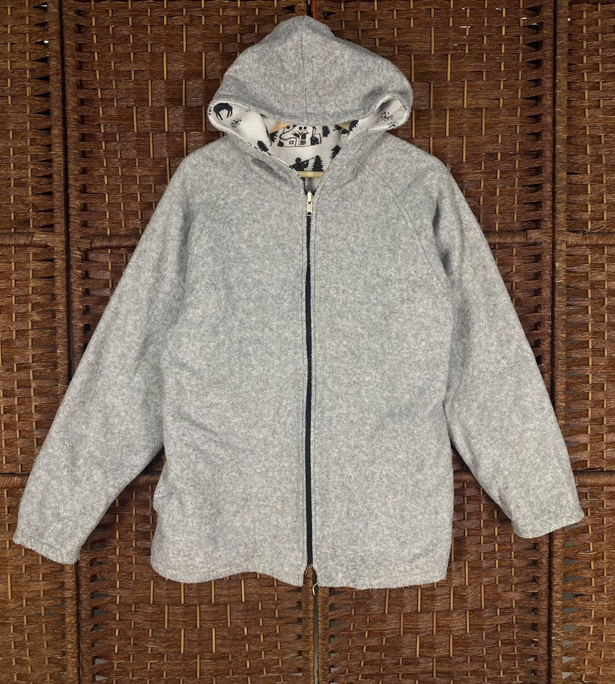 Japanese Brand 🔥NATIVE ART ZIPPER HOODIE SWEATER REVERSIBLE BY JOGGY Size US M / EU 48-50 / 2 - 9 Thumbnail