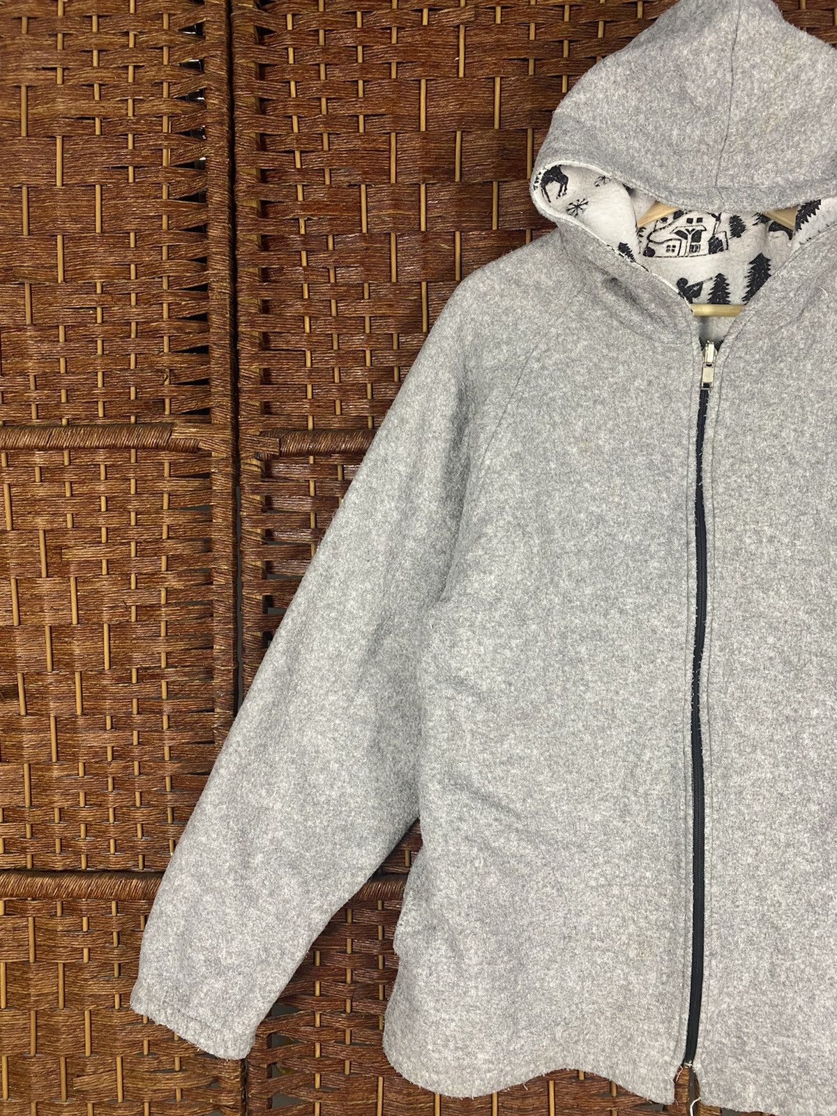 Japanese Brand 🔥NATIVE ART ZIPPER HOODIE SWEATER REVERSIBLE BY JOGGY Size US M / EU 48-50 / 2 - 10 Thumbnail