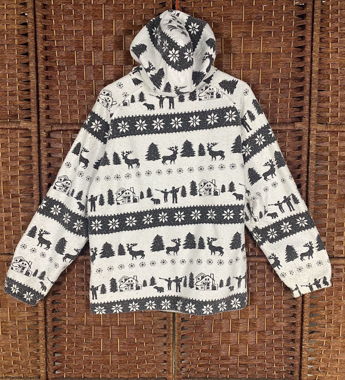 Japanese Brand 🔥NATIVE ART ZIPPER HOODIE SWEATER REVERSIBLE BY JOGGY Size US M / EU 48-50 / 2 - 8 Thumbnail