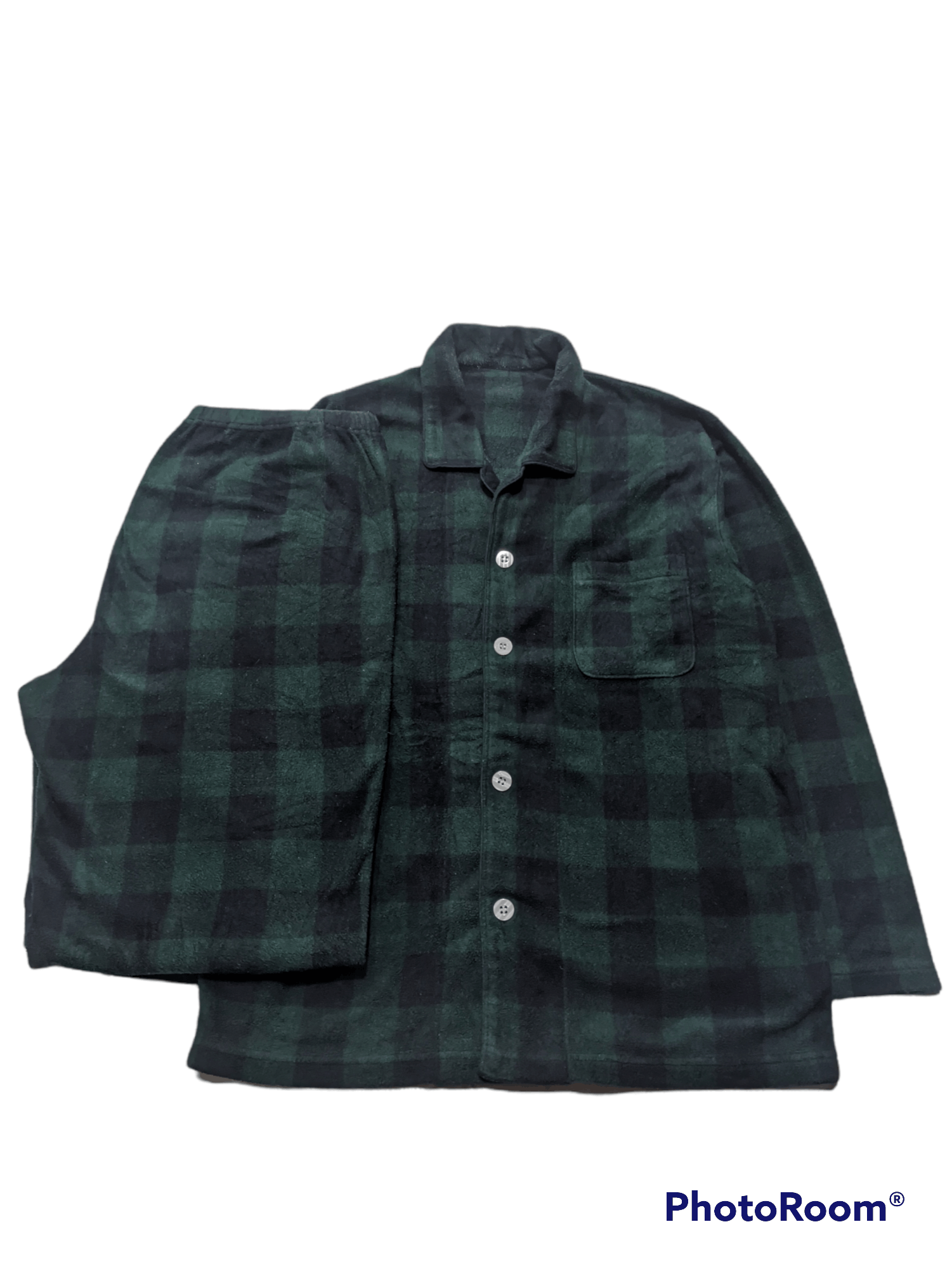Japanese Brand Steals🔥Pajamas Set Checkered Green Unbranded Size US L / EU 52-54 / 3 - 1 Thumbnail