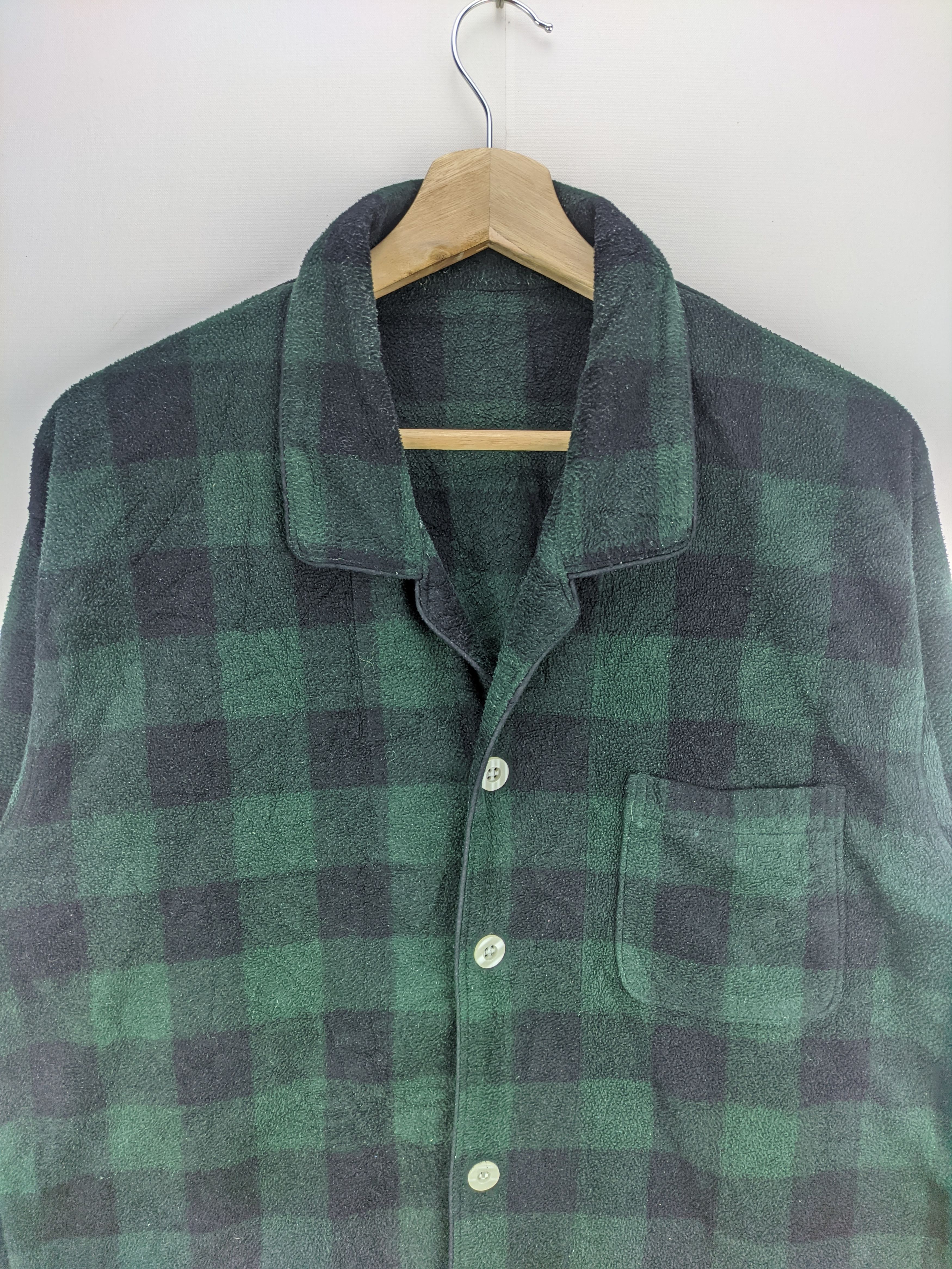 Japanese Brand Steals🔥Pajamas Set Checkered Green Unbranded Size US L / EU 52-54 / 3 - 6 Thumbnail