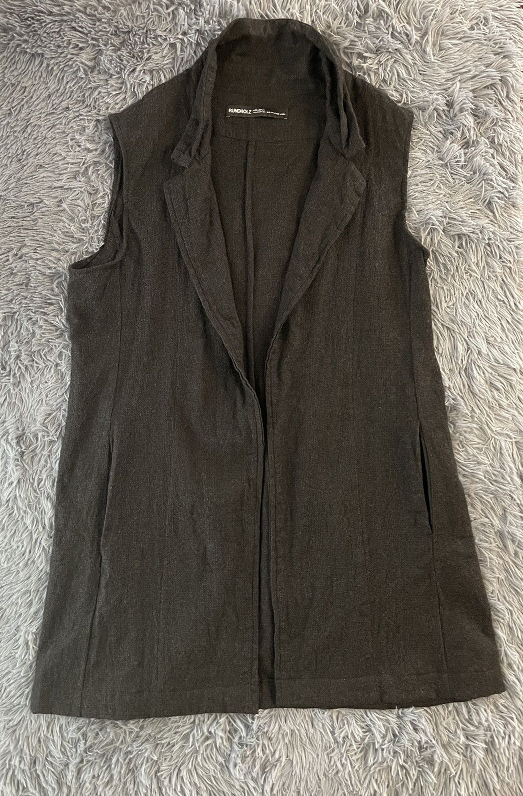 Rundholz Rundholz avant garde wool vest Size M / US 6-8 / IT 42-44 - 1 Thumbnail