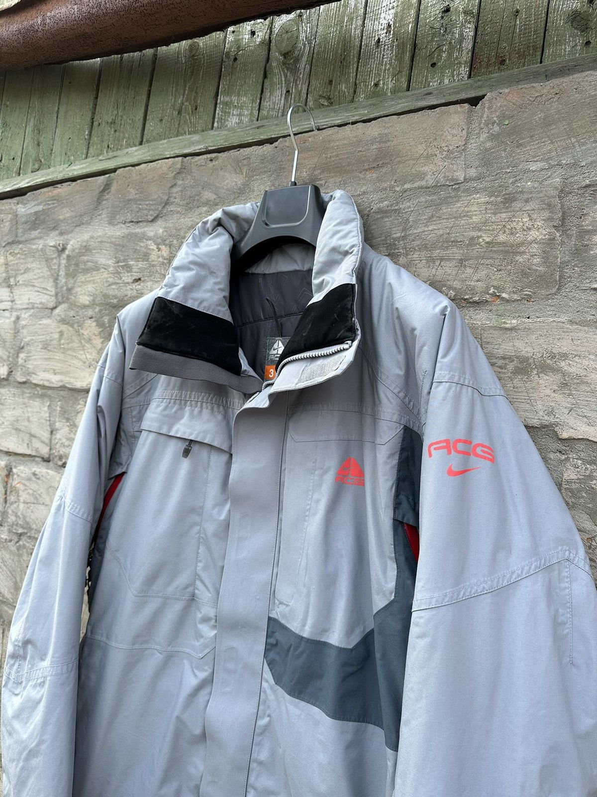 Nike × Nike ACG × Vintage Vintage 00s Nike ACG Storm-Fit Jacket Size US L / EU 52-54 / 3 - 3 Thumbnail