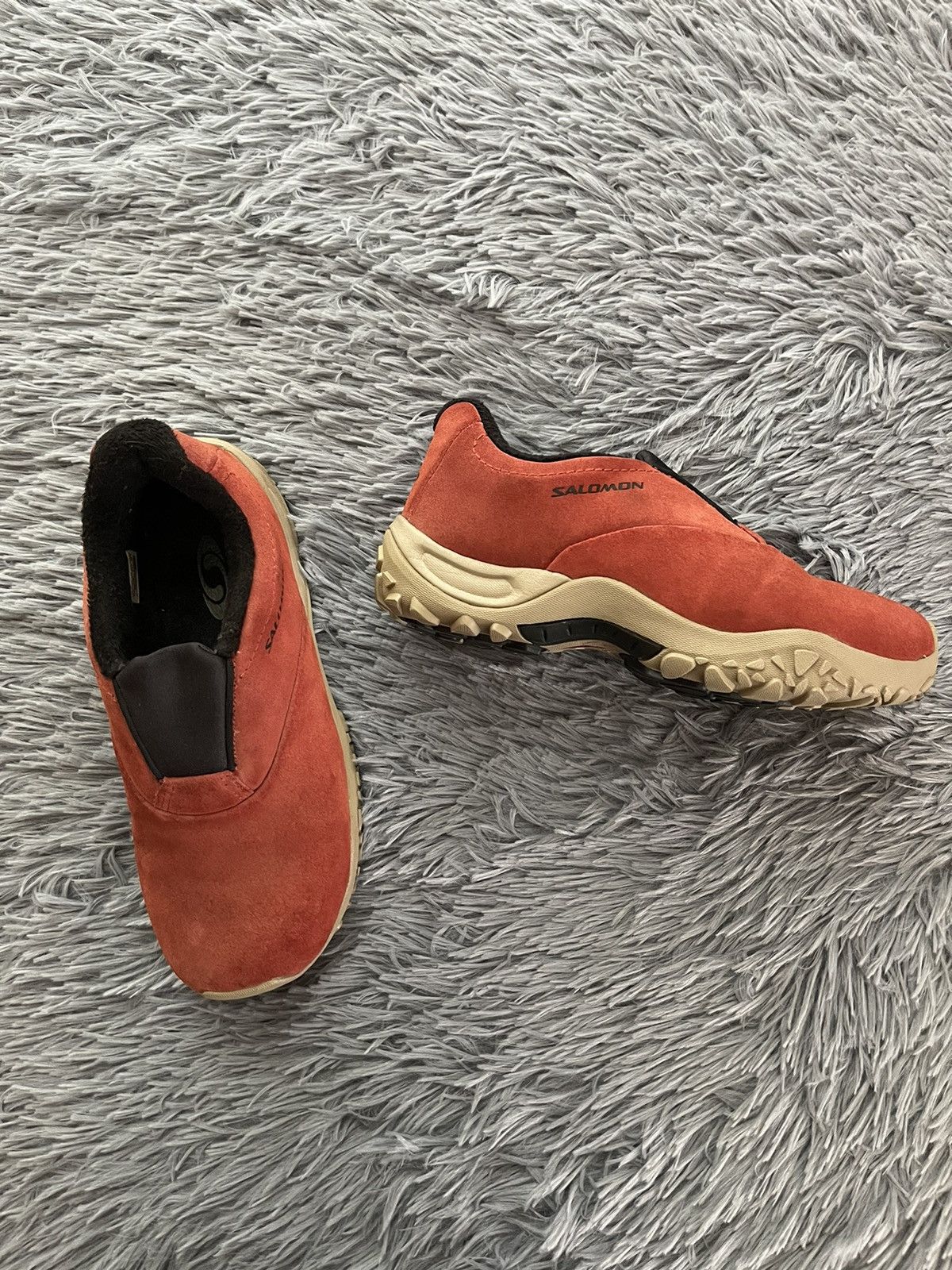 Salomon 2005 Y2K vintage gorpcore style suede sneakers