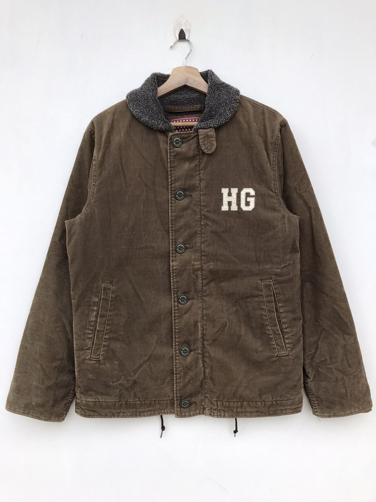 Hysteric Glamour 🔥RARE🔥VINTAGE HYSTRIC GLAMOUR SHERPA CORDUROY JACKET Size US L / EU 52-54 / 3 - 2 Thumbnail