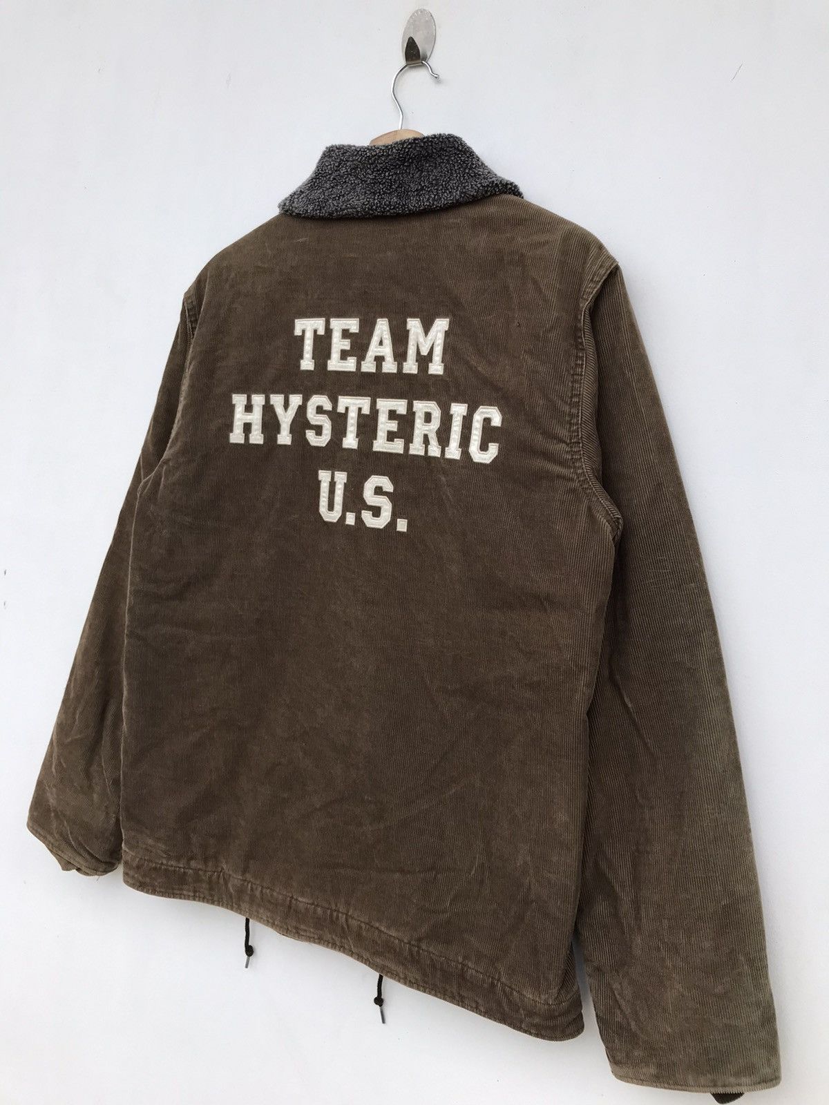 Hysteric Glamour 🔥RARE🔥VINTAGE HYSTRIC GLAMOUR SHERPA CORDUROY JACKET Size US L / EU 52-54 / 3 - 13 Thumbnail