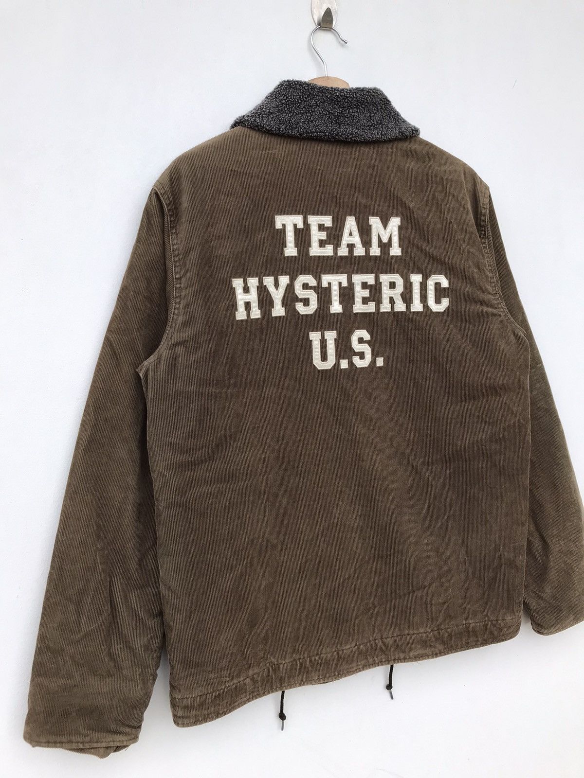 Hysteric Glamour 🔥RARE🔥VINTAGE HYSTRIC GLAMOUR SHERPA CORDUROY JACKET Size US L / EU 52-54 / 3 - 12 Thumbnail