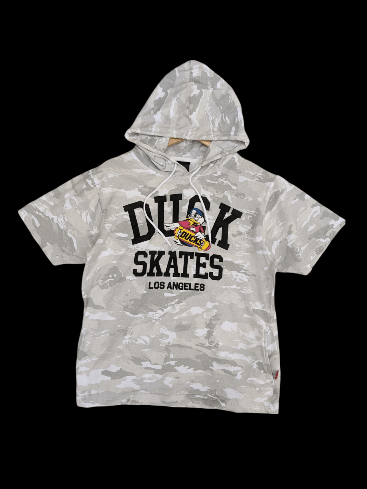 image of Duck Dude Camouflage Hooded Sweatshirt, Men's (Size Small)