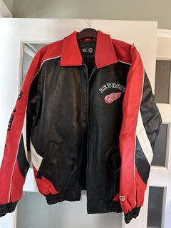 Bomber Detroit Red Wings Leather Jacket - Jackets Masters