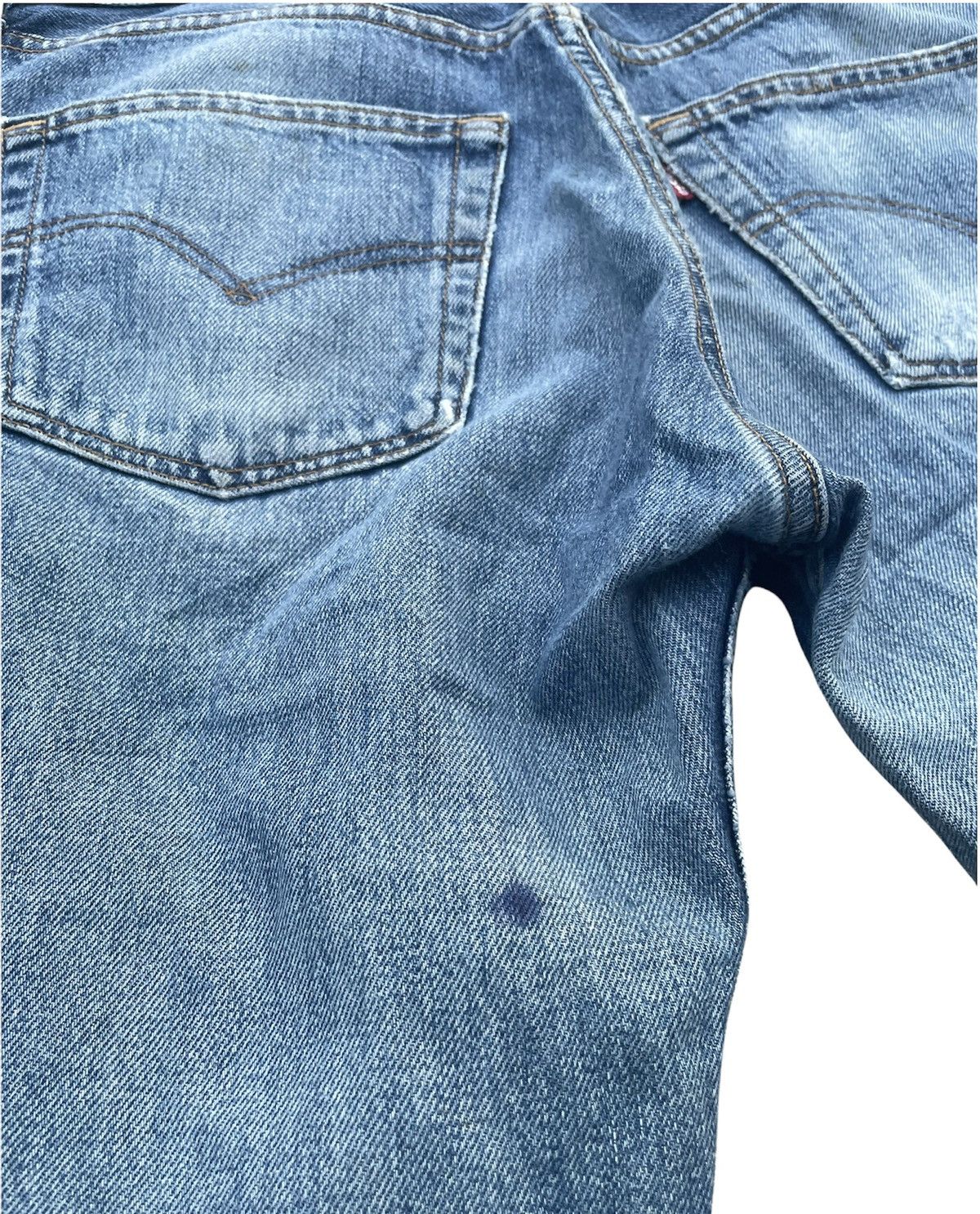 Levi's Vintage Levi’s 501 2000 Usa Aging Faded Wash Size US 31 - 8 Thumbnail