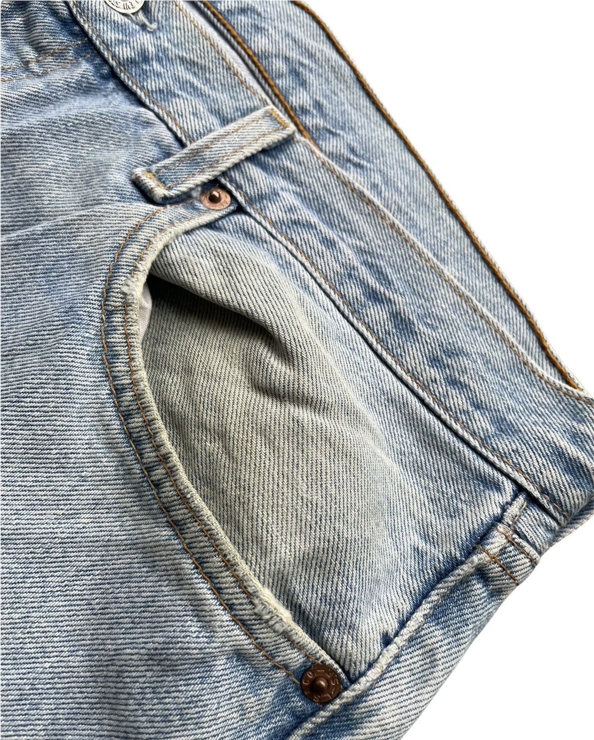 Levi's Levi’s 501 e 2001 Usa Aging Faded Wash Size US 37 - 7 Thumbnail