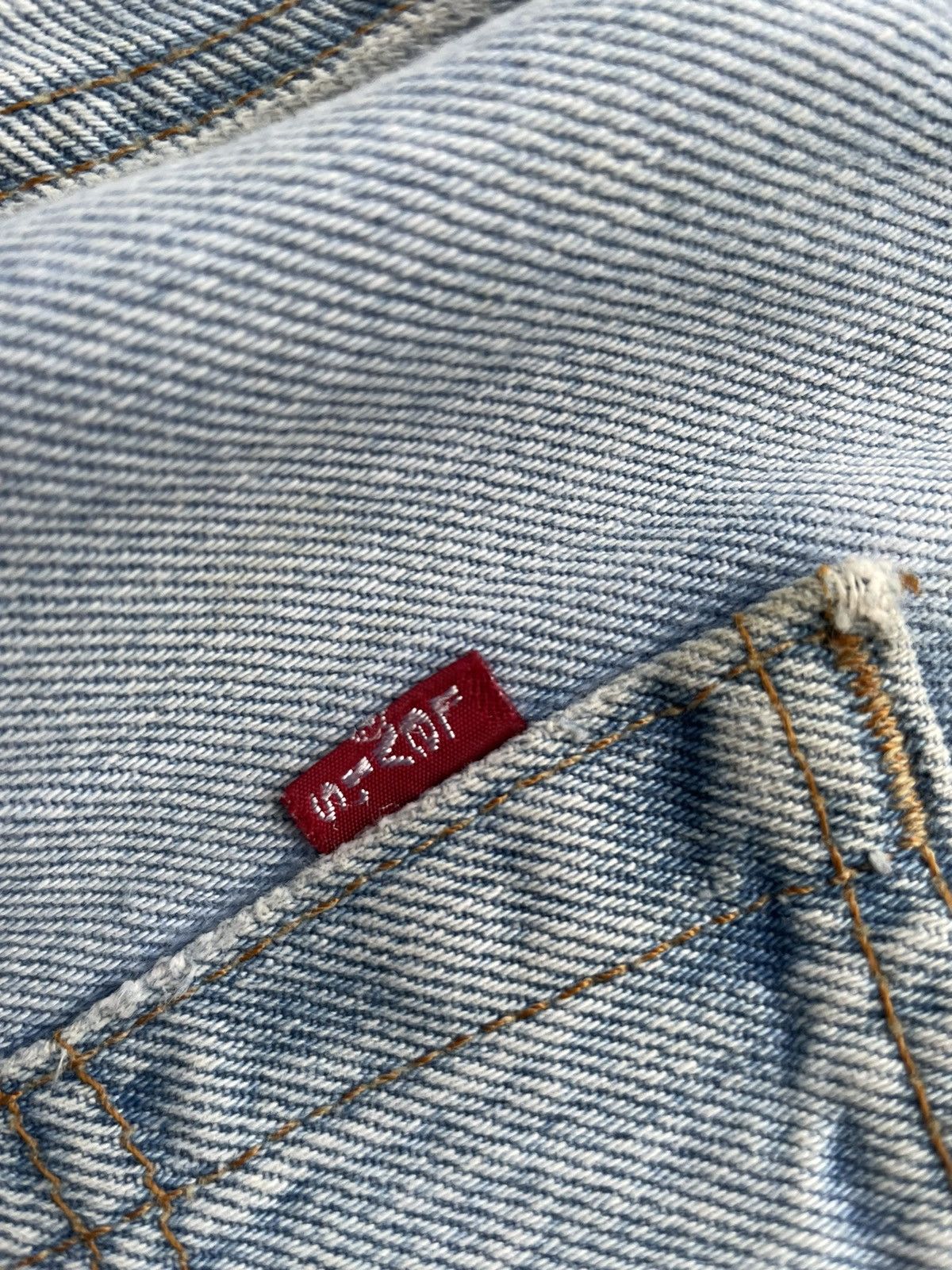Levi's Levi’s 501 e 2001 Usa Aging Faded Wash Size US 37 - 12 Thumbnail