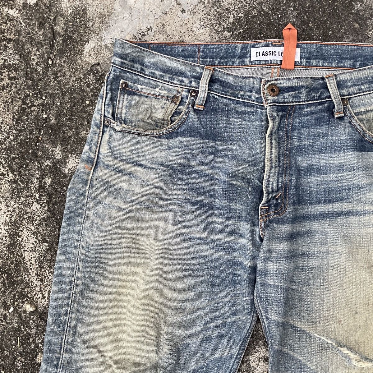 Levi's Vintage Levis Lot 503 Distressed Denim Pants Size US 34 / EU 50 - 3 Thumbnail