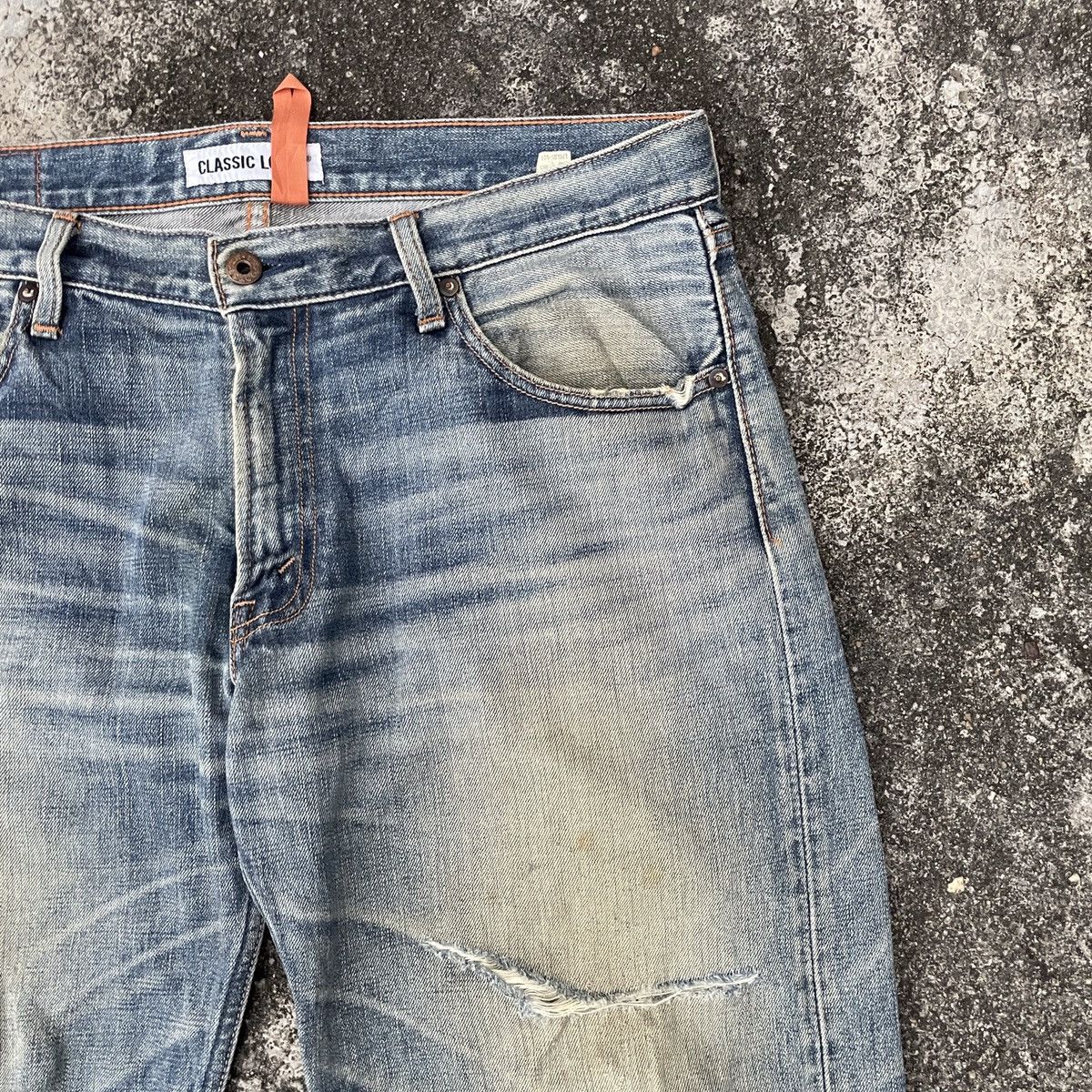 Levi's Vintage Levis Lot 503 Distressed Denim Pants Size US 34 / EU 50 - 2 Thumbnail