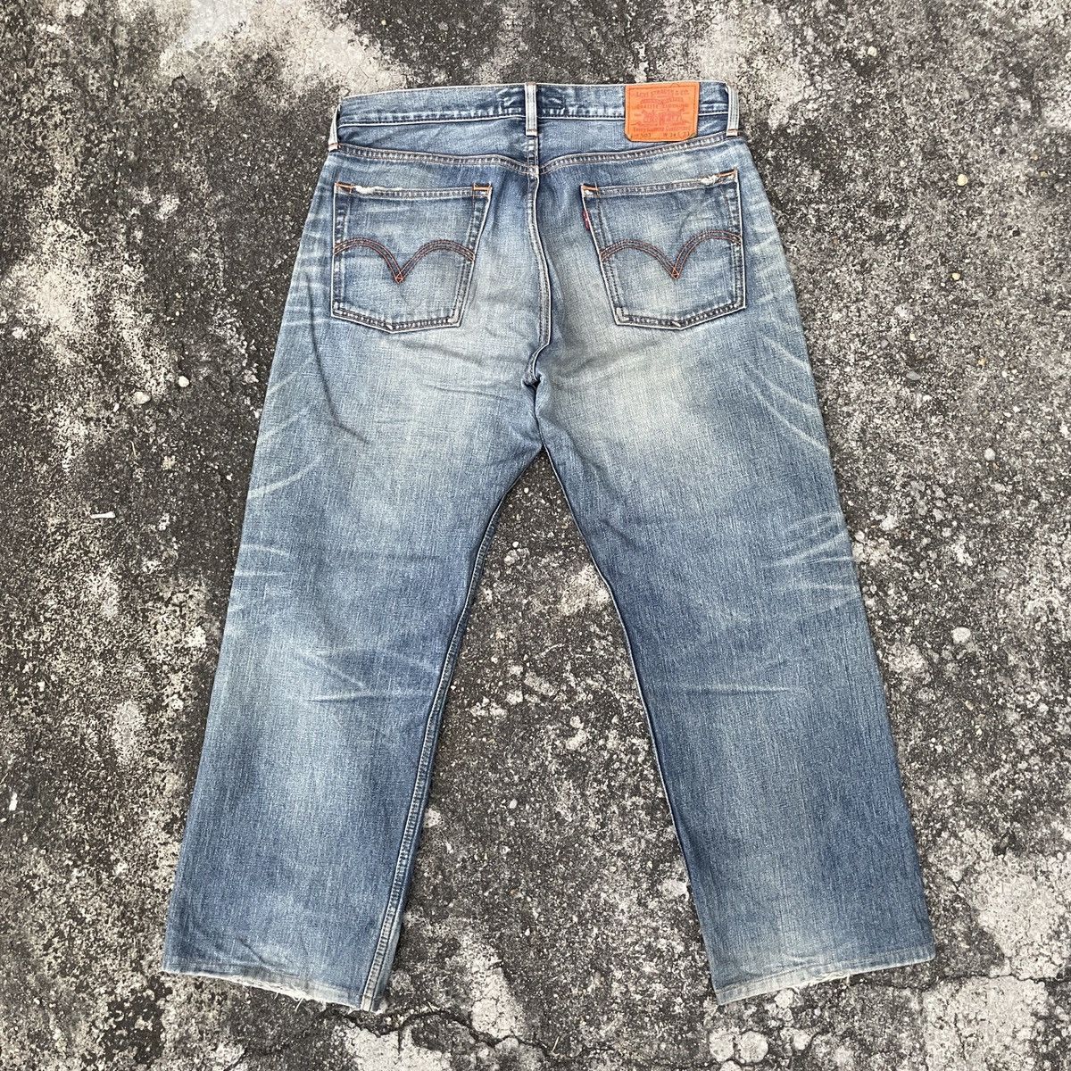 Levi's Vintage Levis Lot 503 Distressed Denim Pants Size US 34 / EU 50 - 7 Thumbnail
