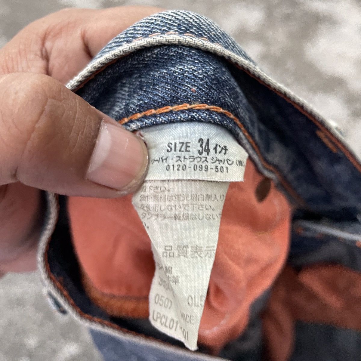 Levi's Vintage Levis Lot 503 Distressed Denim Pants Size US 34 / EU 50 - 6 Thumbnail