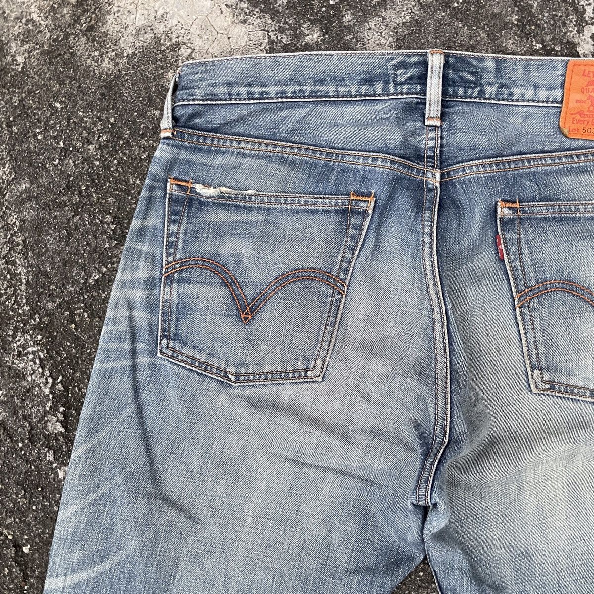 Levi's Vintage Levis Lot 503 Distressed Denim Pants Size US 34 / EU 50 - 9 Thumbnail