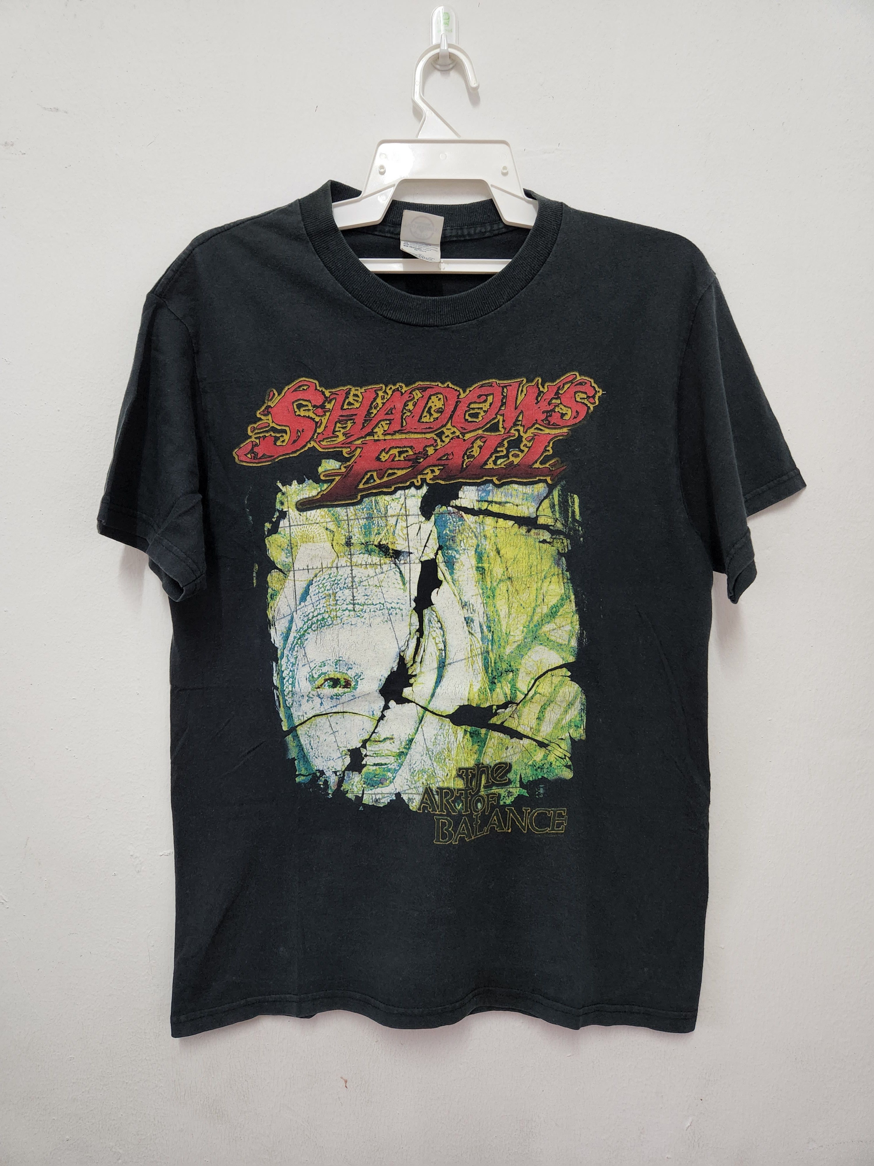 image of Band Tees x Rock T Shirt Vintage Shadow Fall Band in Black, Men's (Size Medium)