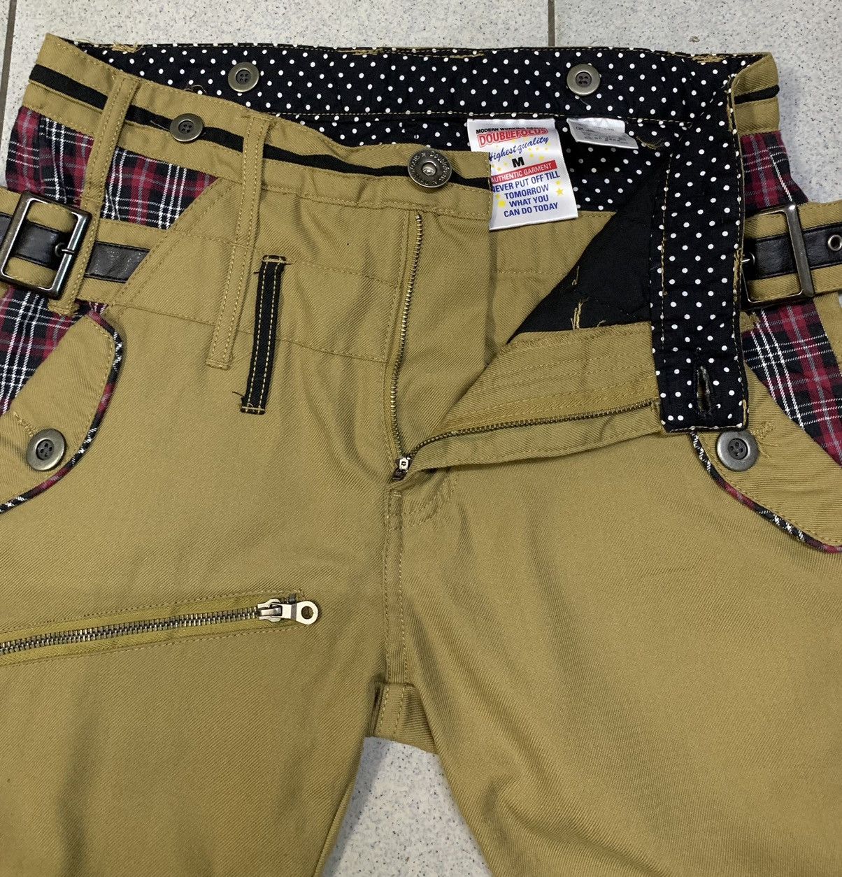 Japanese Brand Seditionaries Modern Working Design Double Focus Punk Design Size US 31 - 15 Thumbnail
